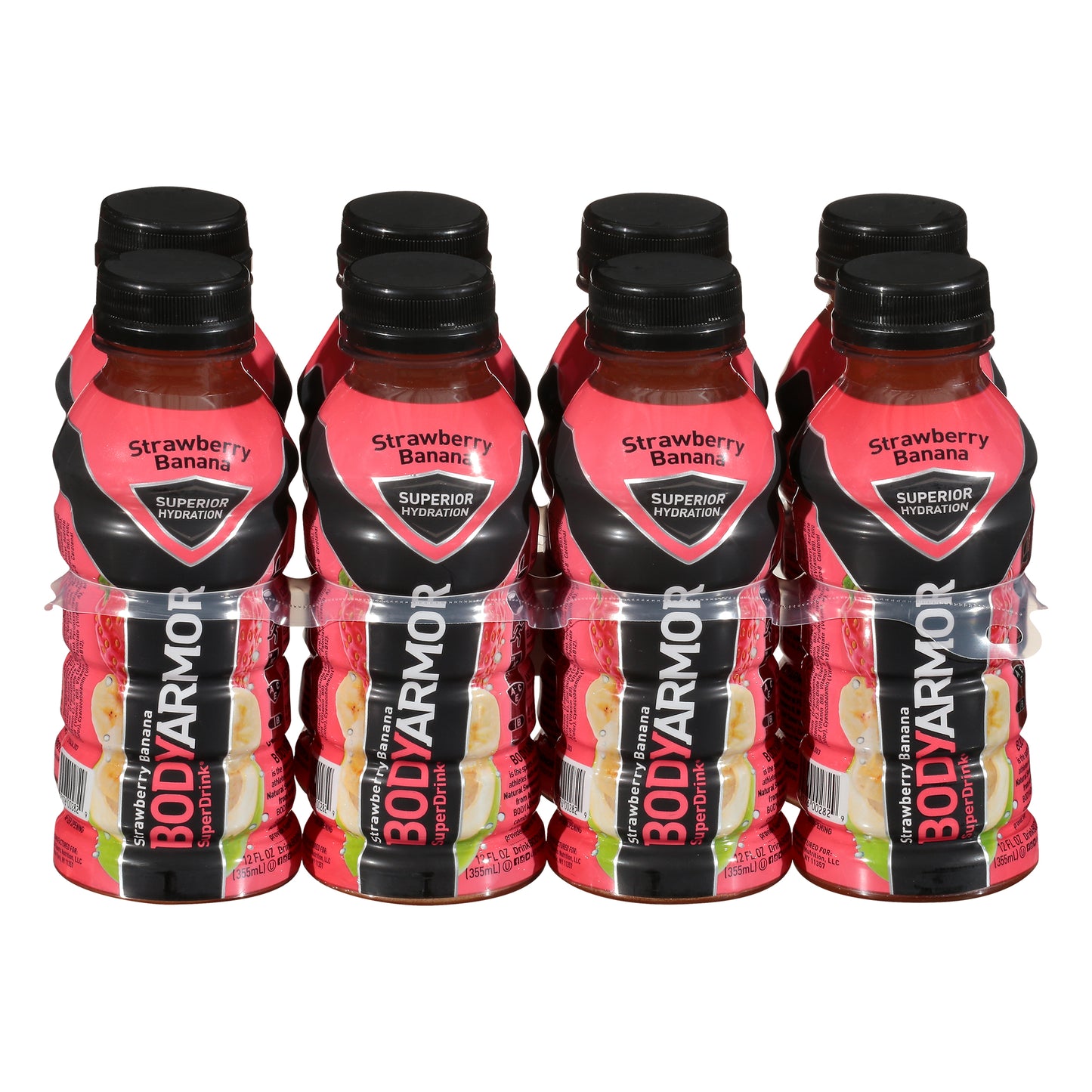 BodyArmor 8 Pack Strawberry Banana Super Drink 8 - 12 fl oz Bottles