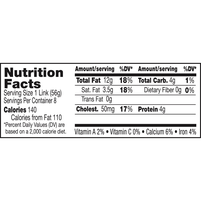 Bar-S Classic Bun Length Franks Hot Dog, 8 Franks Per Package, 1 Pound Pack