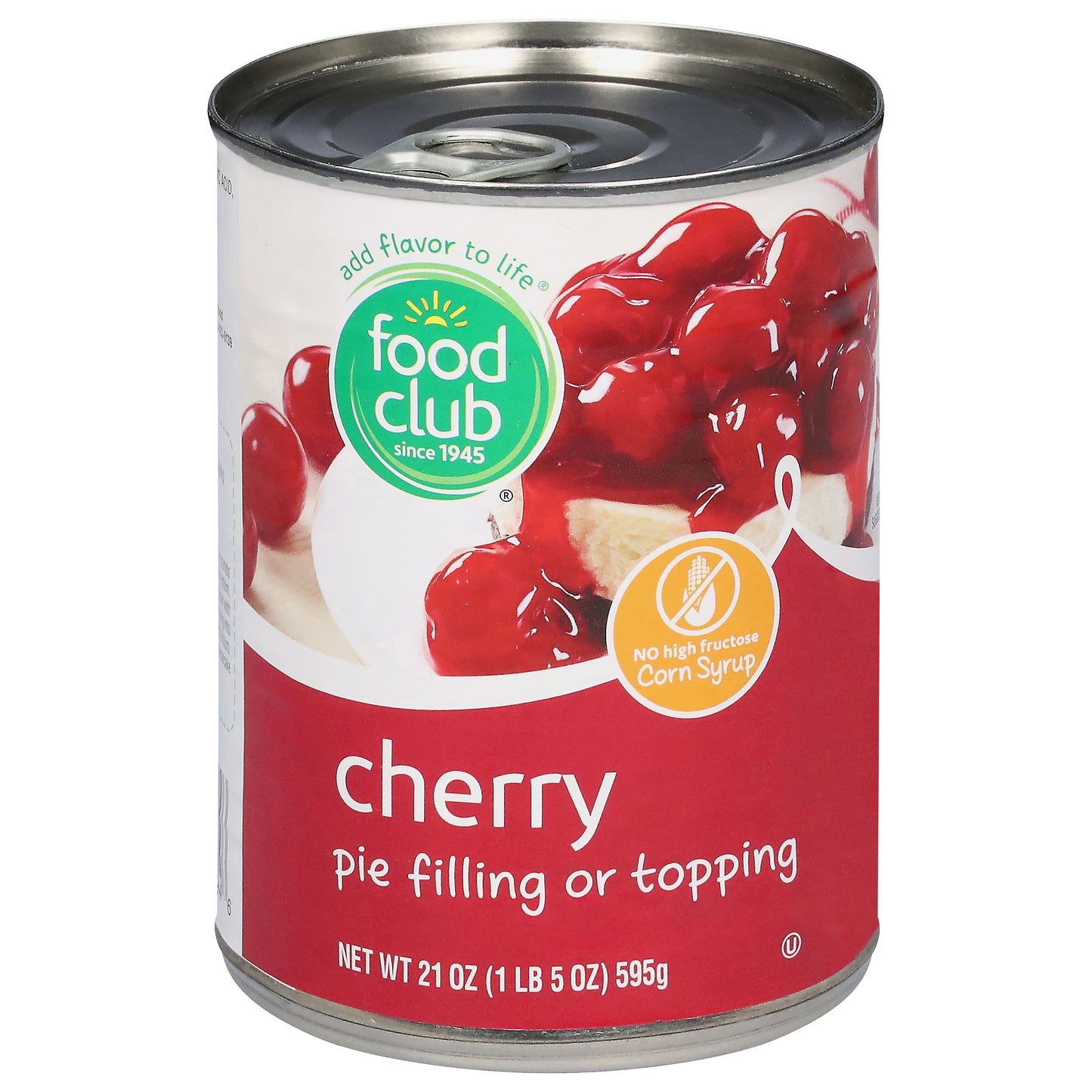 Food Club Cherry Pie Filling or Topping 21 oz