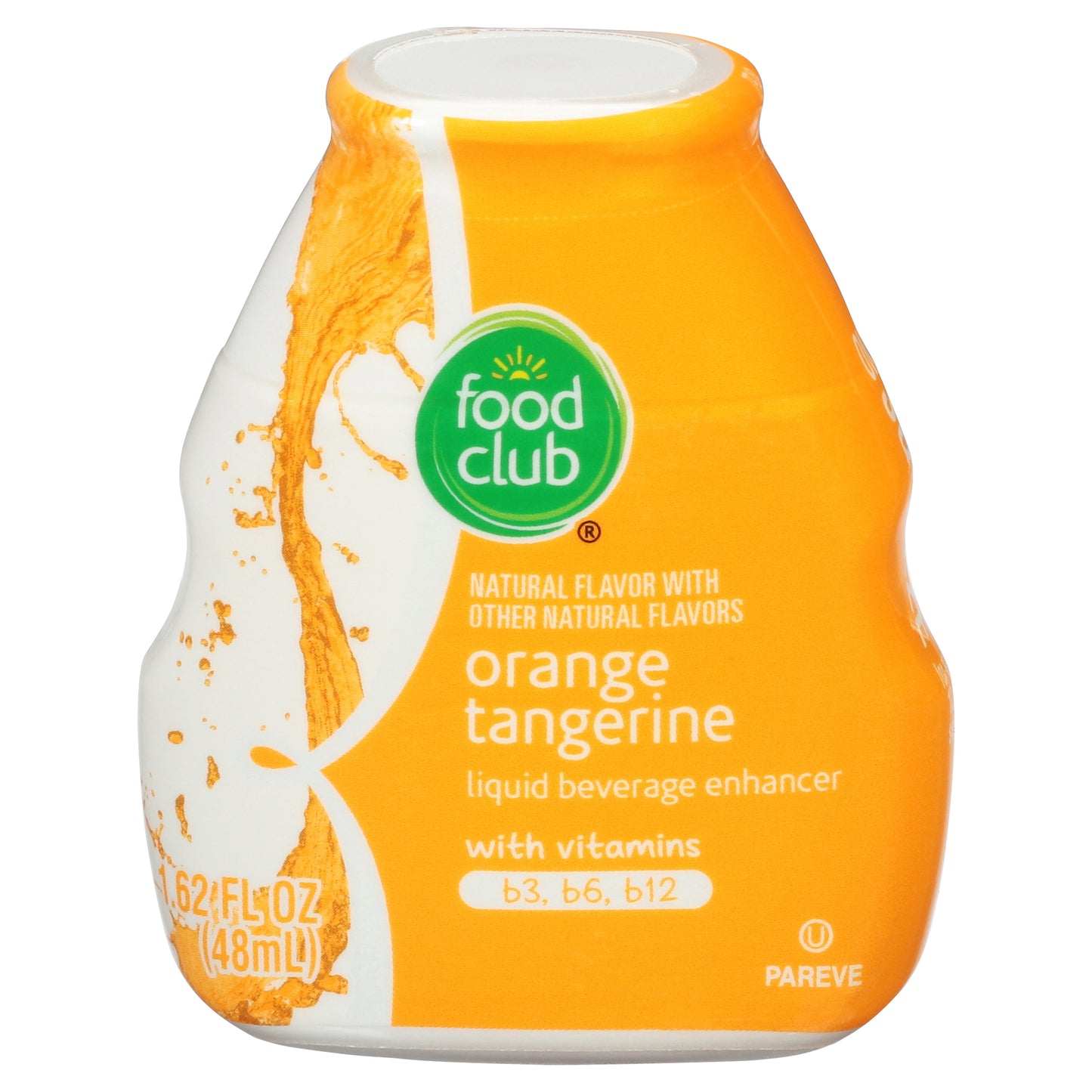 Food Club Orange Tangerine Liquid Beverage Enhancer 1.62 fl oz