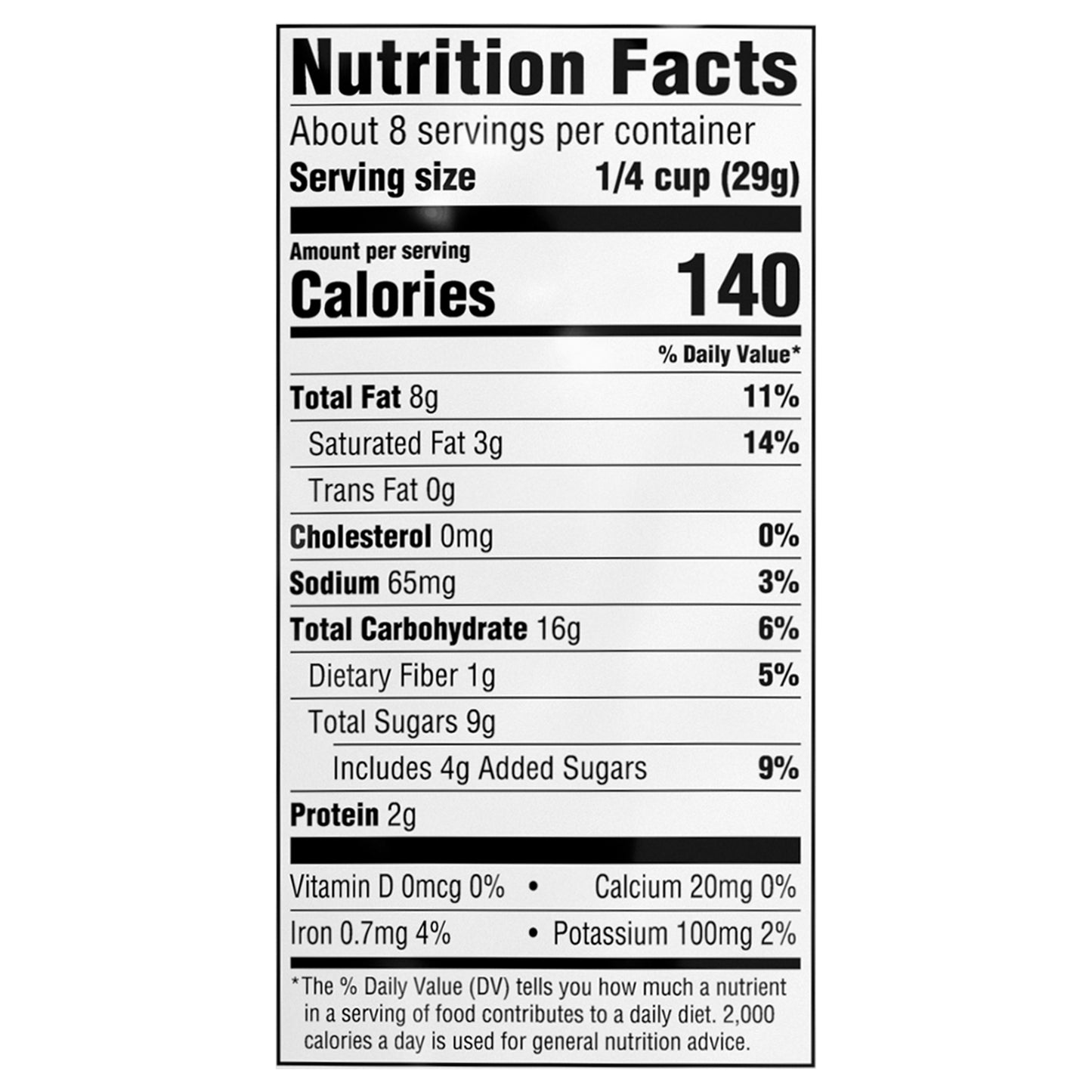 Crav'n Flavor Low Sodium Tropical Trail Mix 8 oz