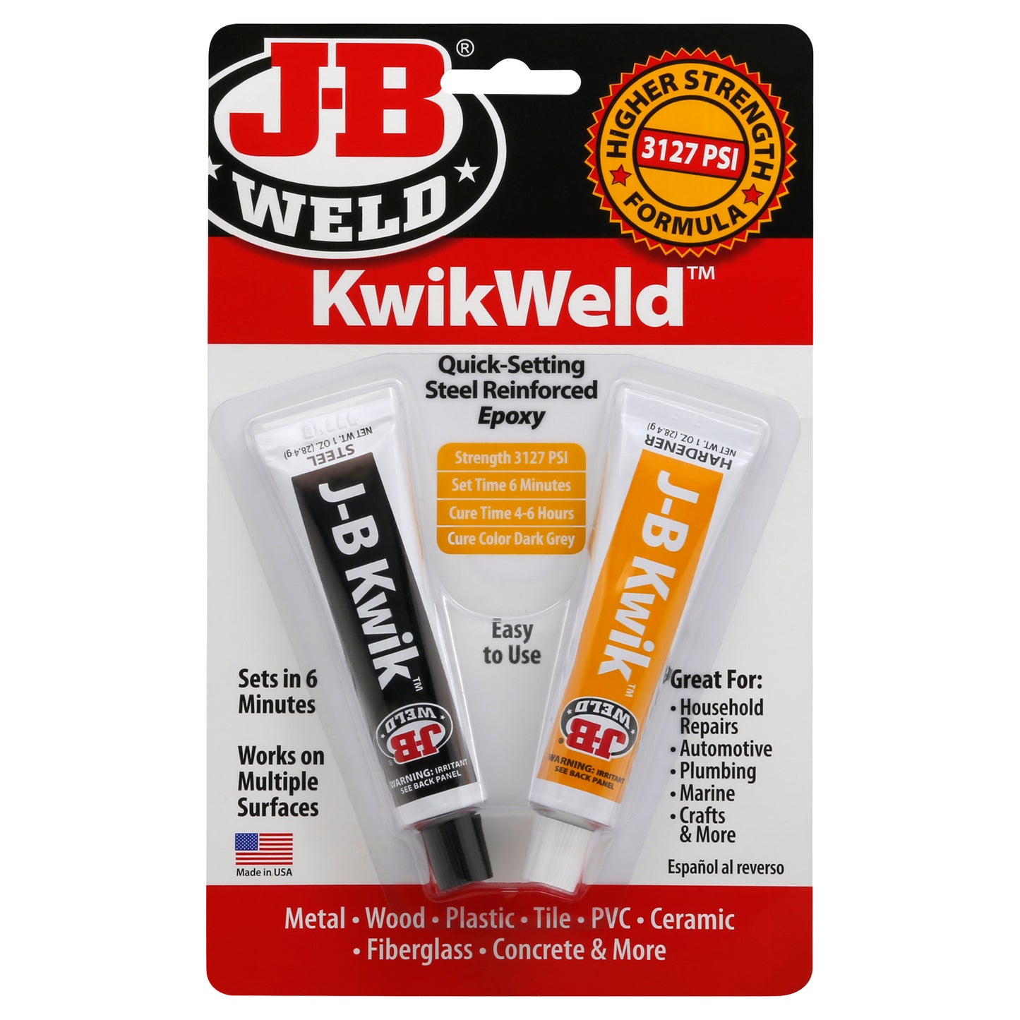 J B Weld Epoxy 1 ea