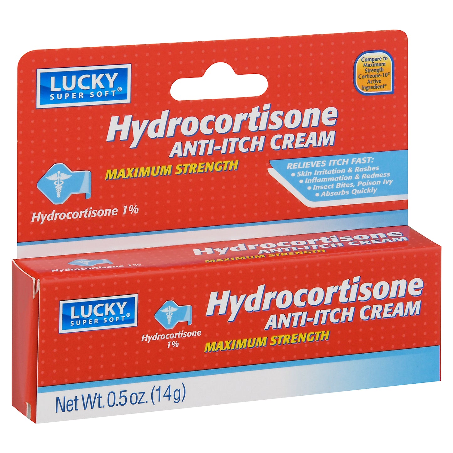 Lucky Super Soft Anti-Itch Cream Maximum Strength Hydrocortisone 0.5 oz