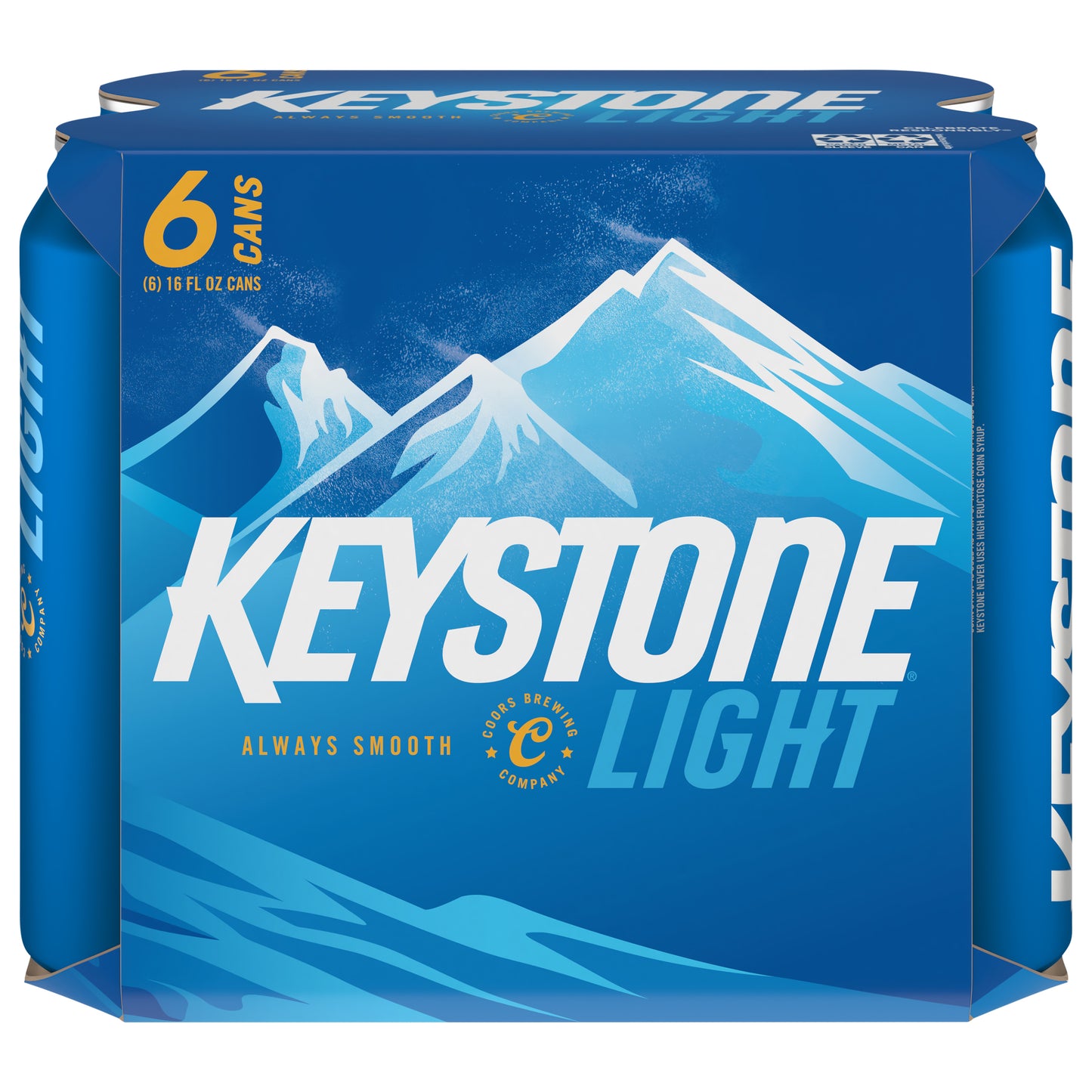 Keystone Light Beer 6 - 16 fl oz Cans