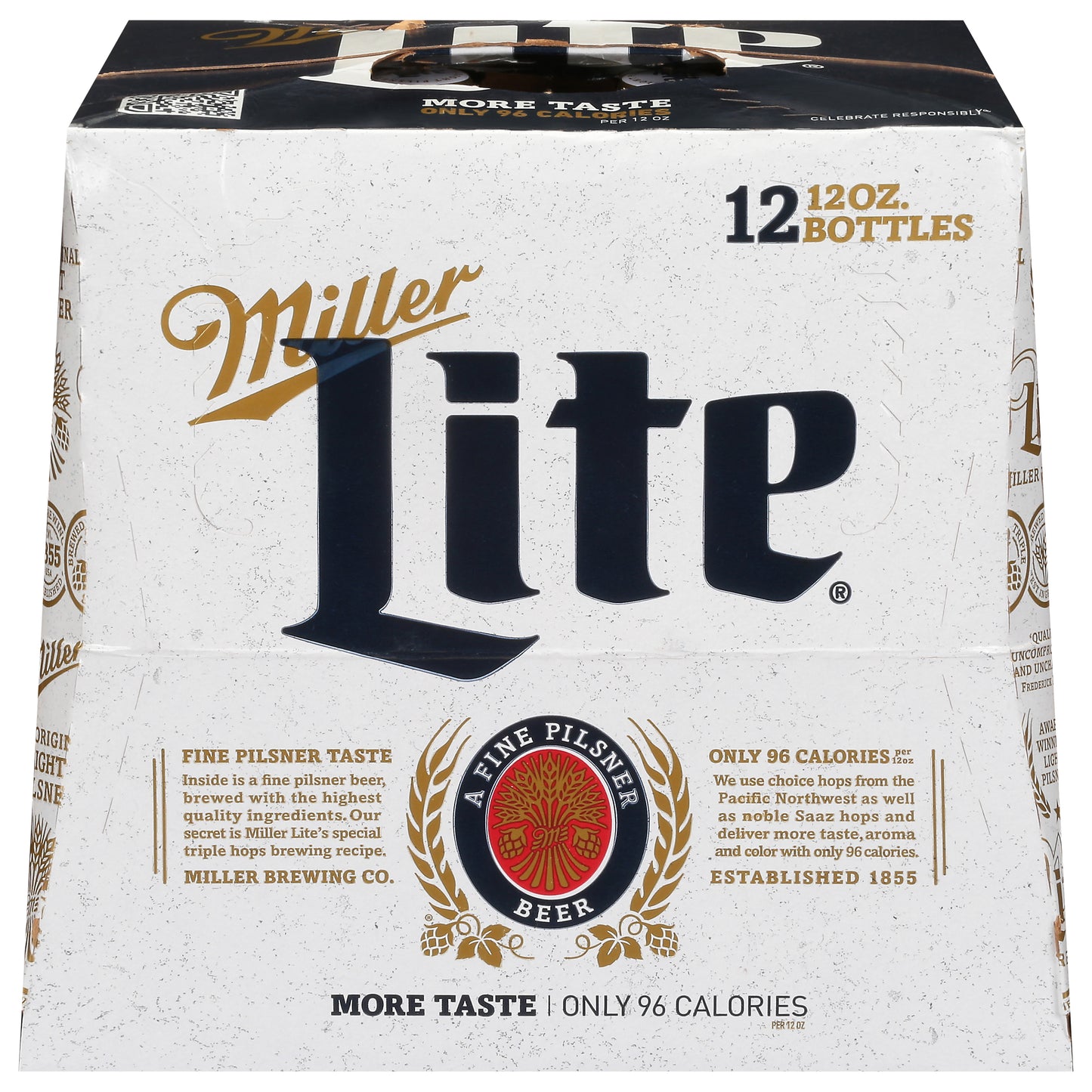 Miller Lite Pilsner Beer 12 - 12 oz Bottles