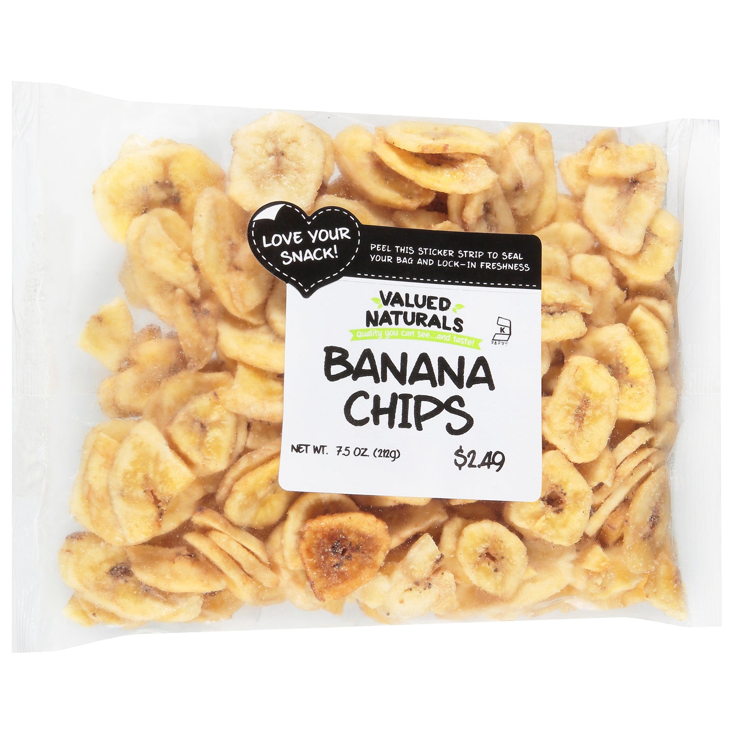 Valued Naturals Banana Chips 7.5 oz
