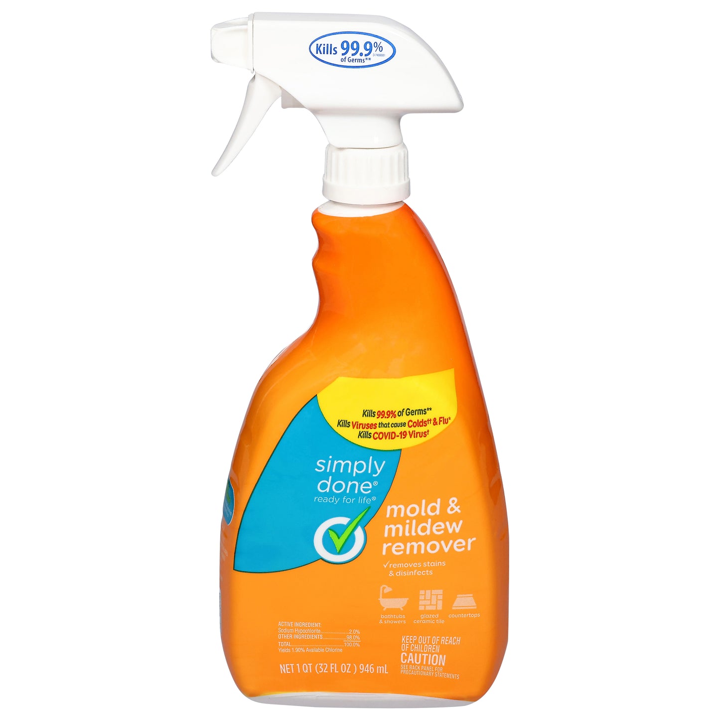 Simply Done Mold & Mildew Remover 1 qt