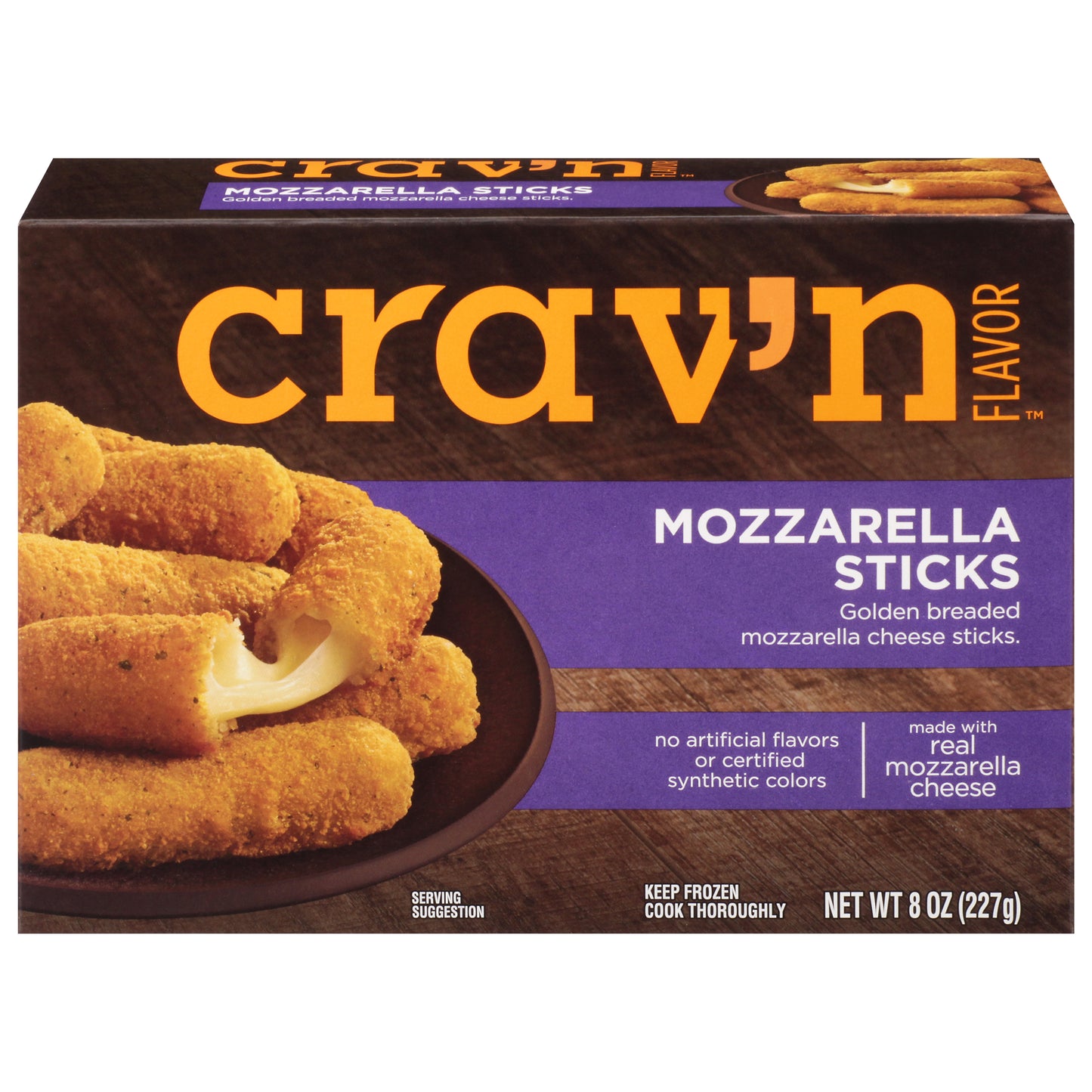 Crav'n Flavor Mozzarella Sticks 8 oz