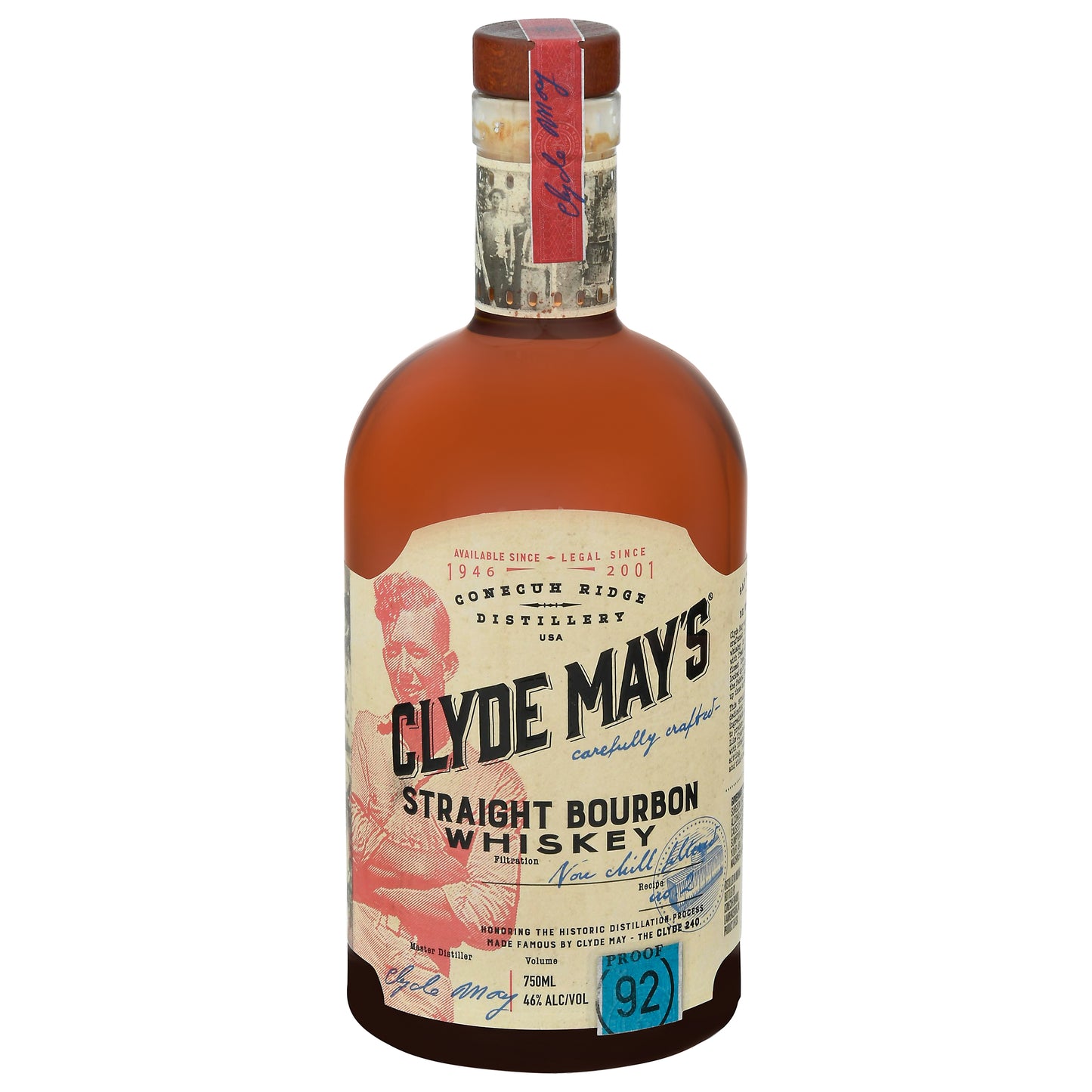Clyde Mays Straight Bourbon Whiskey 750 ml