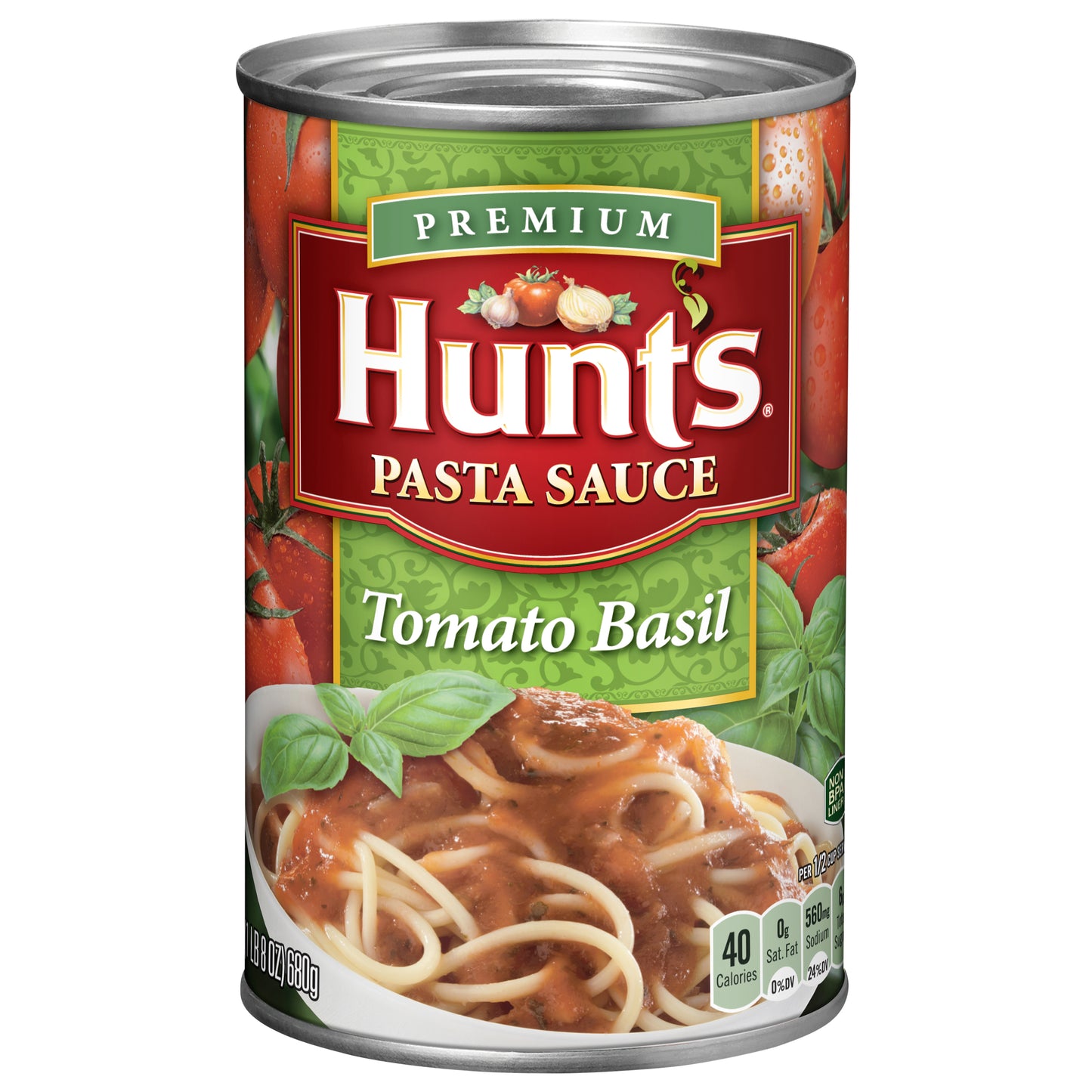 Hunt's Tomato Basil Pasta Sauce, 24 Ounce