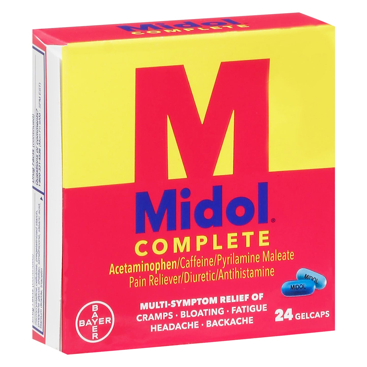 Midol Complete Multi-Symptom Relief 24 Gelcaps