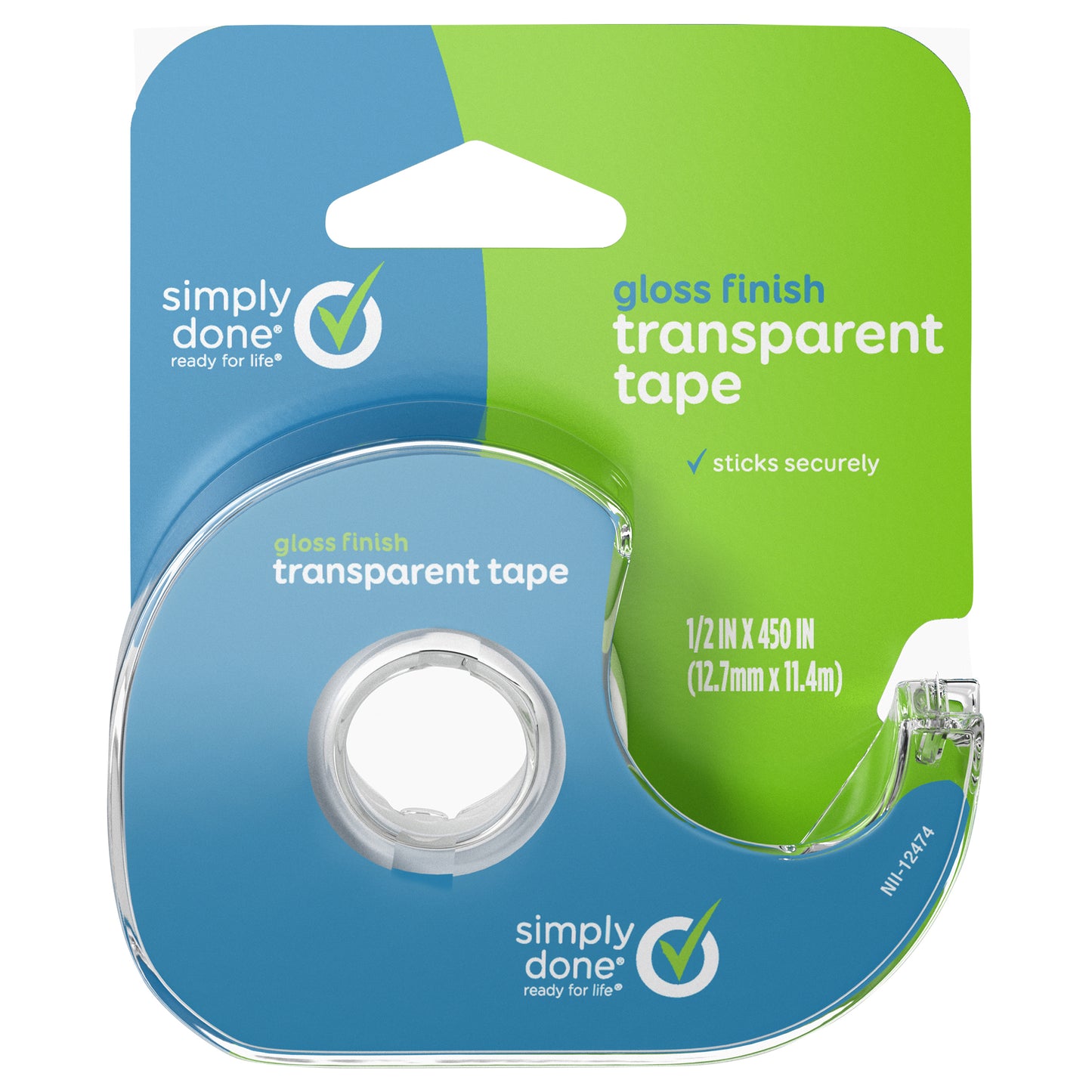 Simply Done Gloss Finish Transparent Tape 1 ea