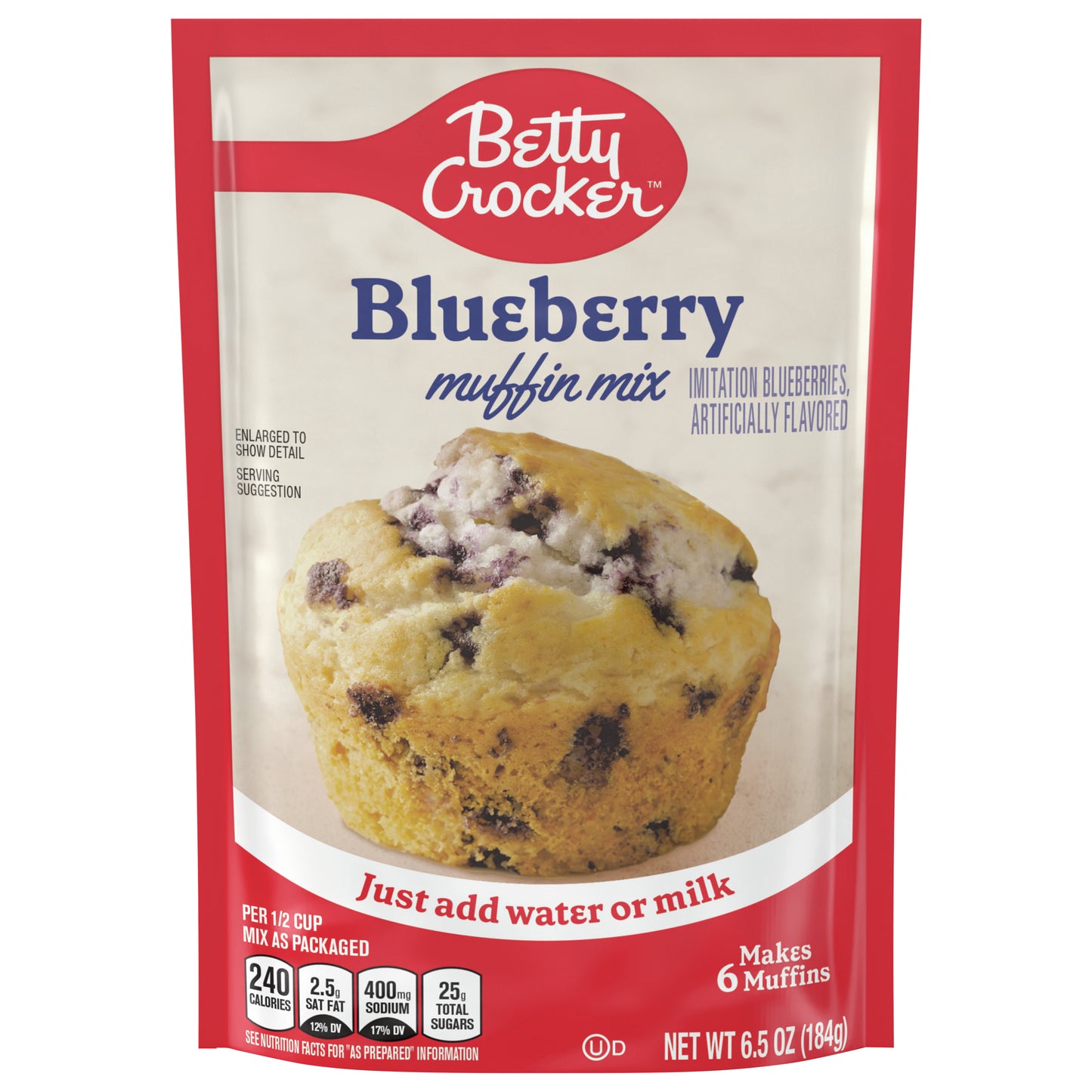 Betty Crocker Blueberry Muffin Mix, 6.5 oz