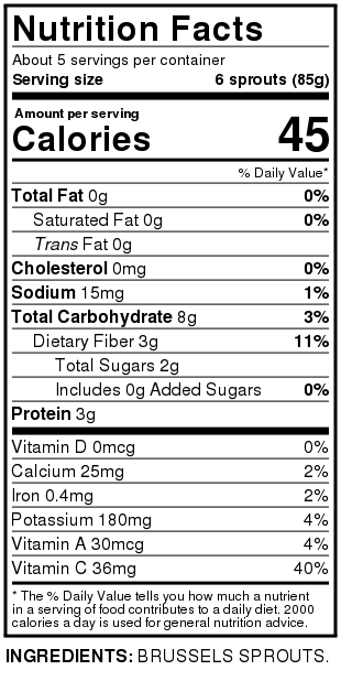Food Club Brussels Sprouts