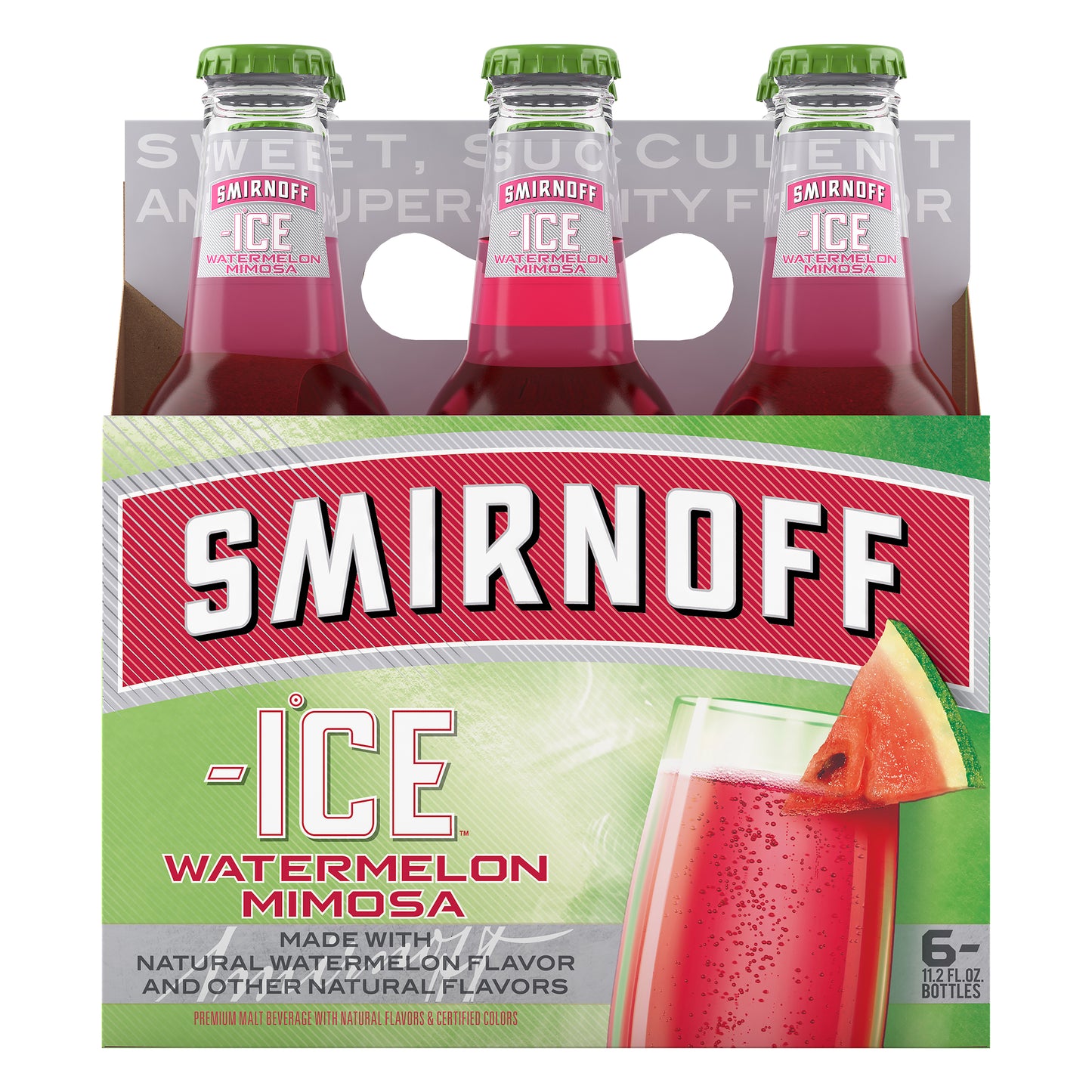 Smirnoff Ice Watermelon Mimosa Malt Beverage 6 ea
