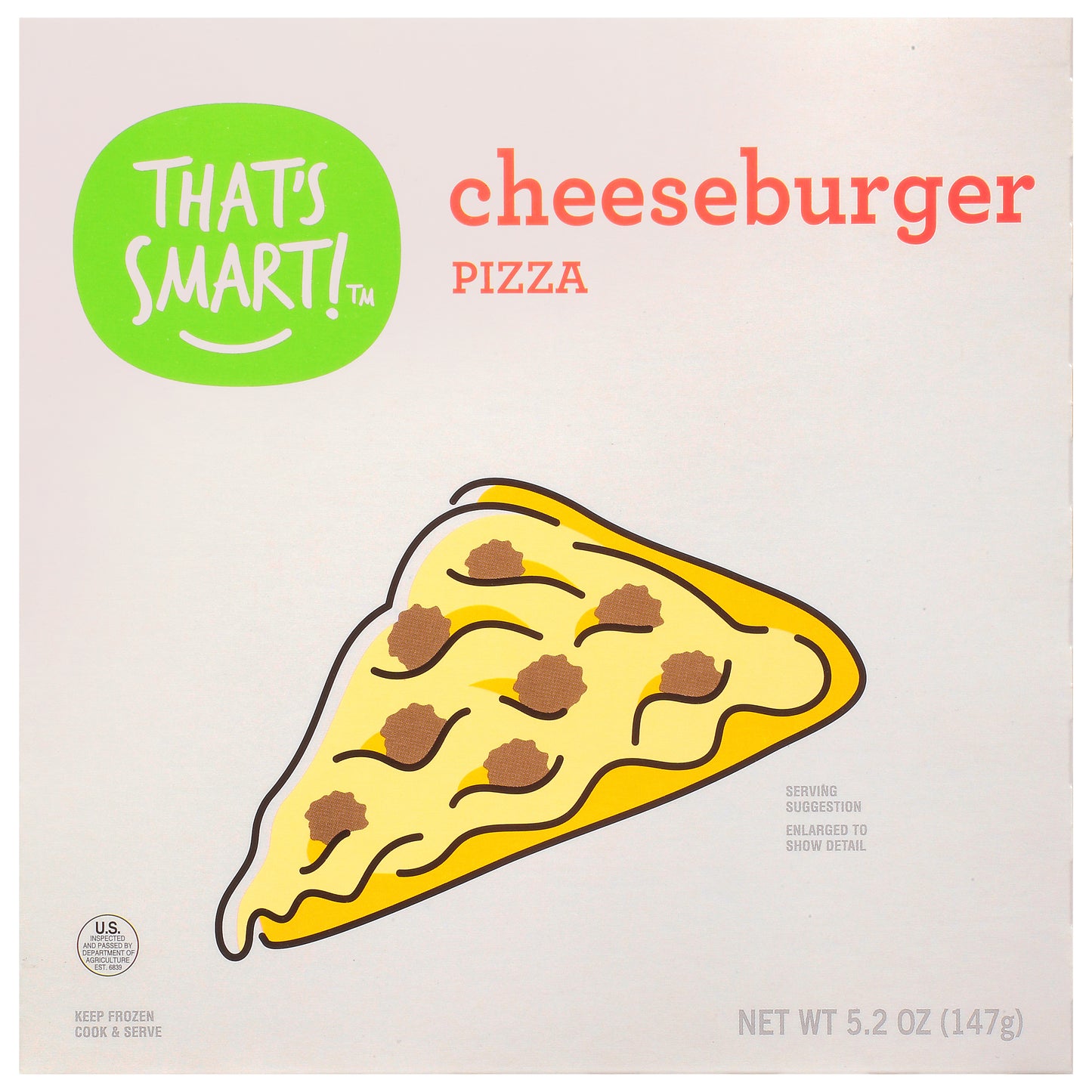 That's Smart! Cheeseburger Pizza 5.2 oz