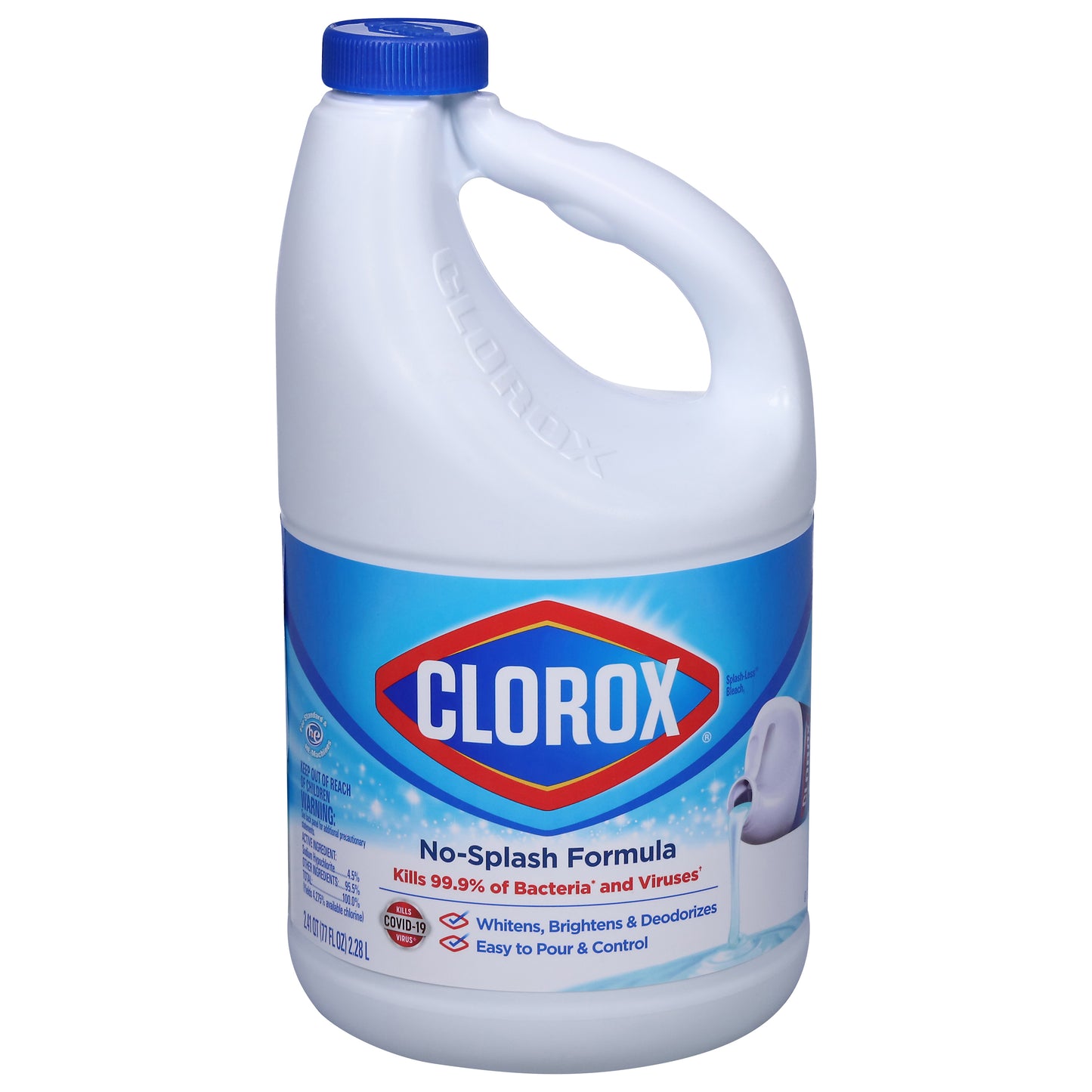 Clorox Splash-Less Bleach 2.41 qt