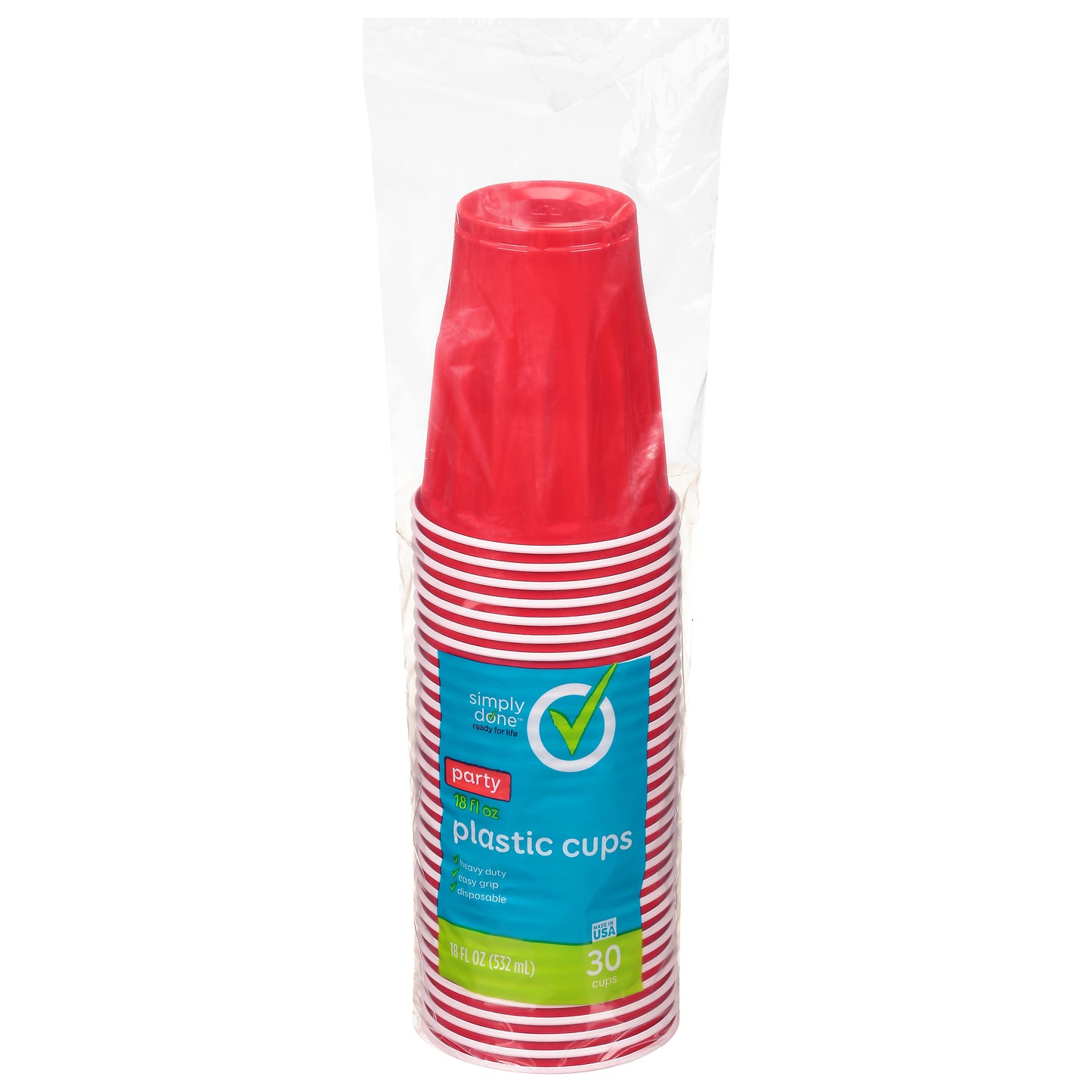Simply Done 18 Fluid Ounce Party Plastic Cups 30 ea