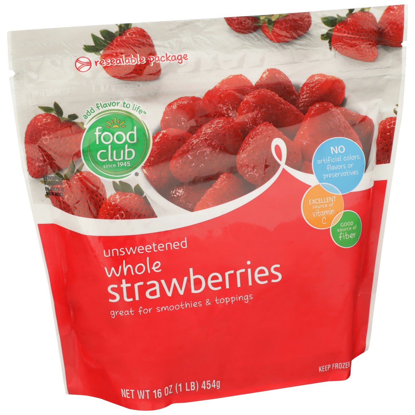Unsweetened Whole Strawberries
