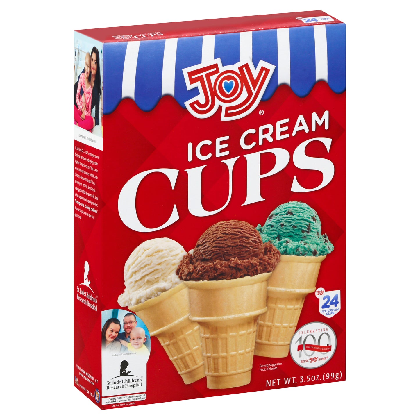 Joy Ice Cream Cups 24 ea