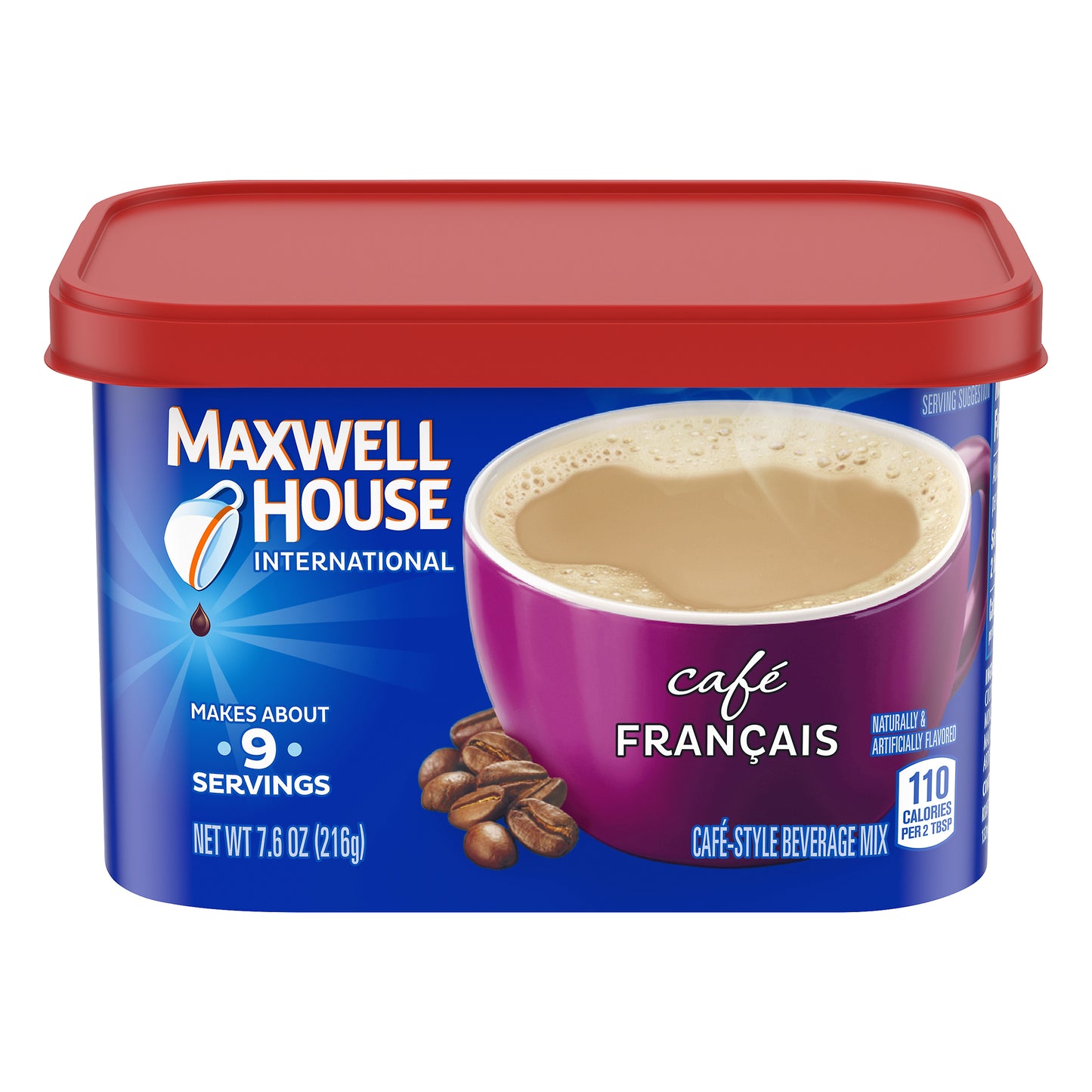 Maxwell House International Cafe Francais Cafe Style Beverage Mix, 7.6 oz. Canister