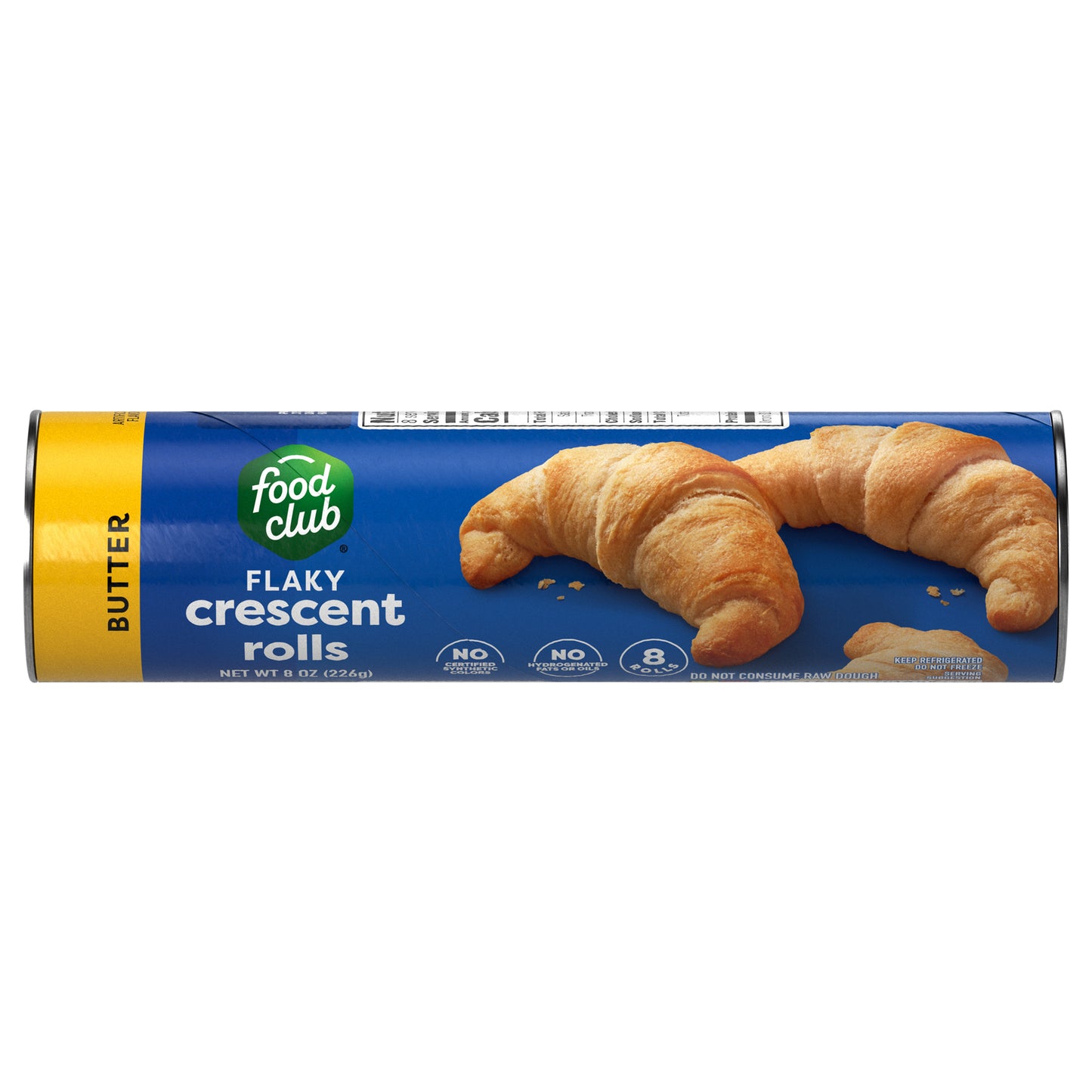 Food Club Flaky Butter Crescent Rolls 8 ea