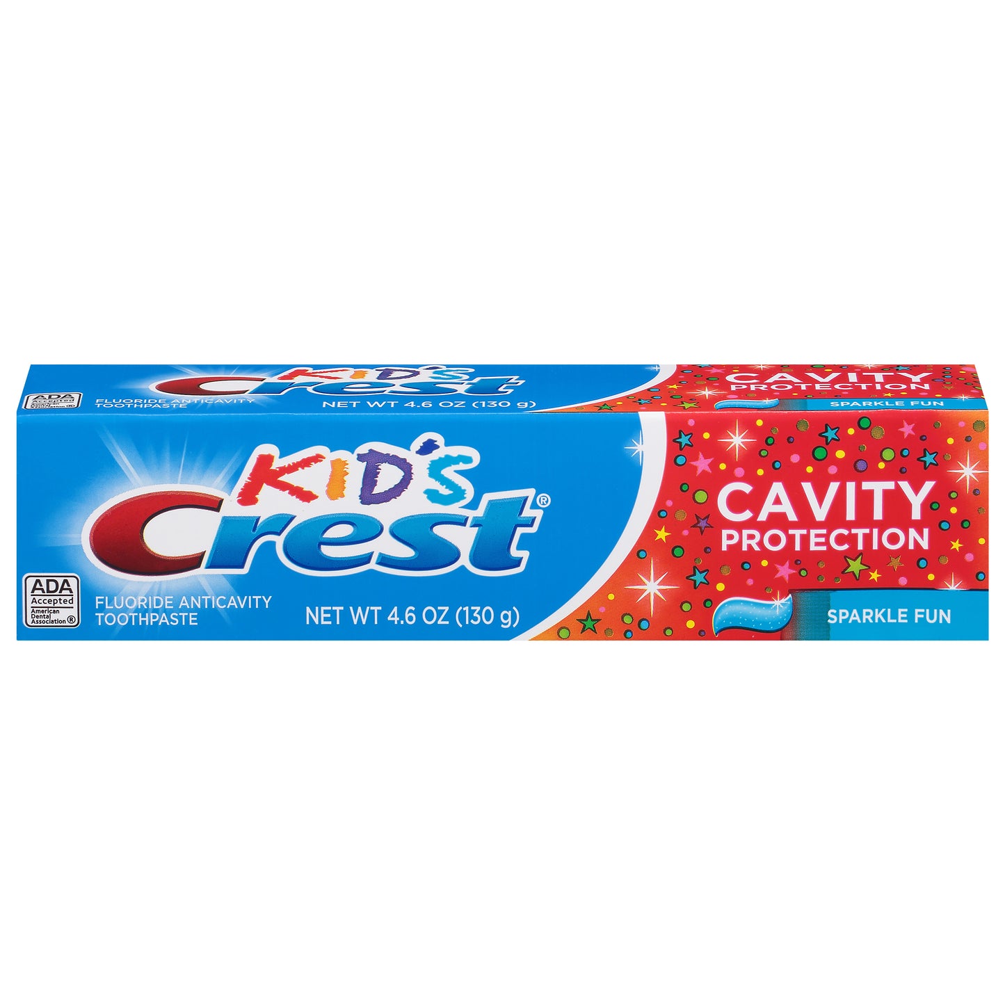 Crest Kids Cavity Protection Toothpaste, Sparkle Fun Flavor, 4.6 oz, For Ages 3+