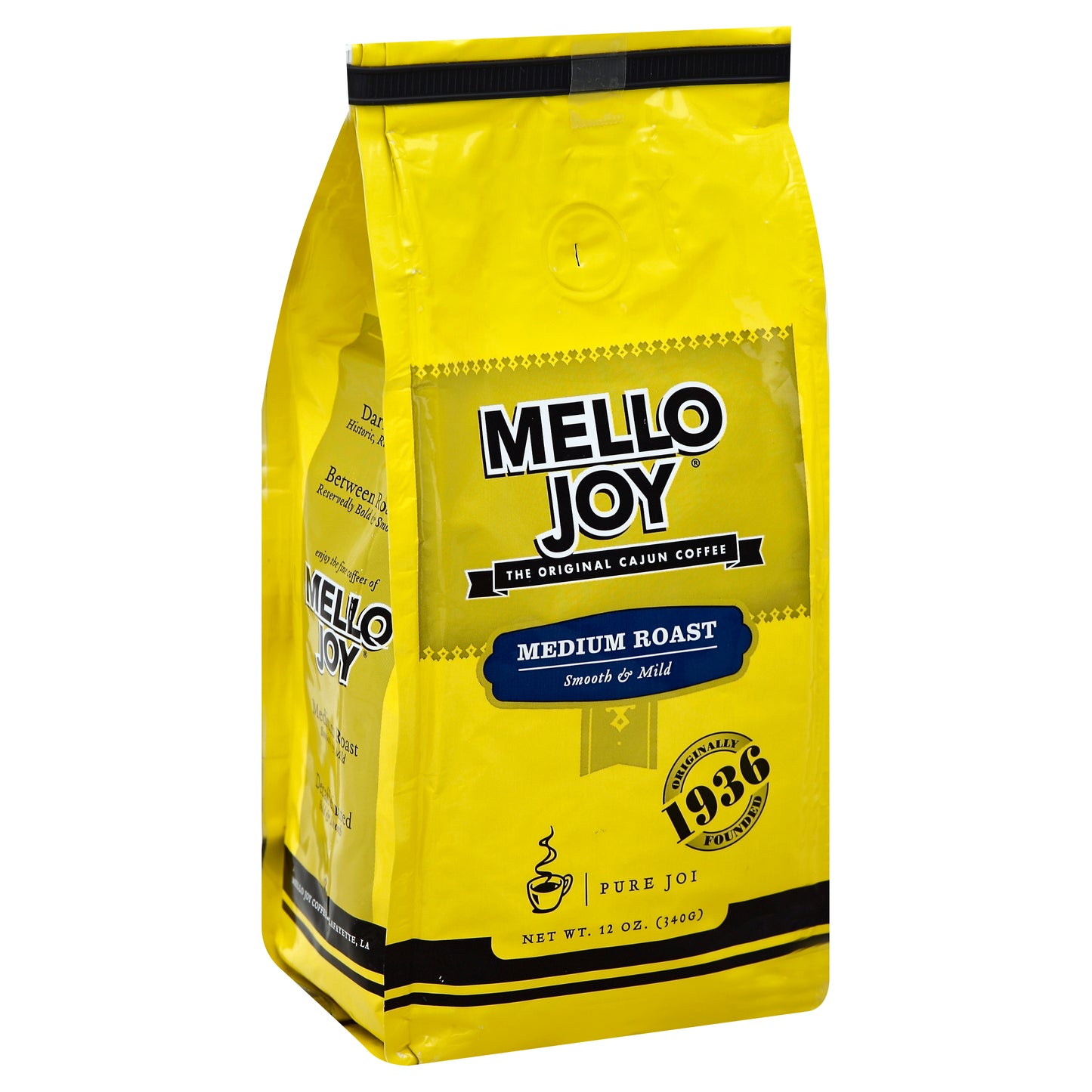 Mello Joy Coffee 12 oz - MEDIUM ROAST Smooth & Mild