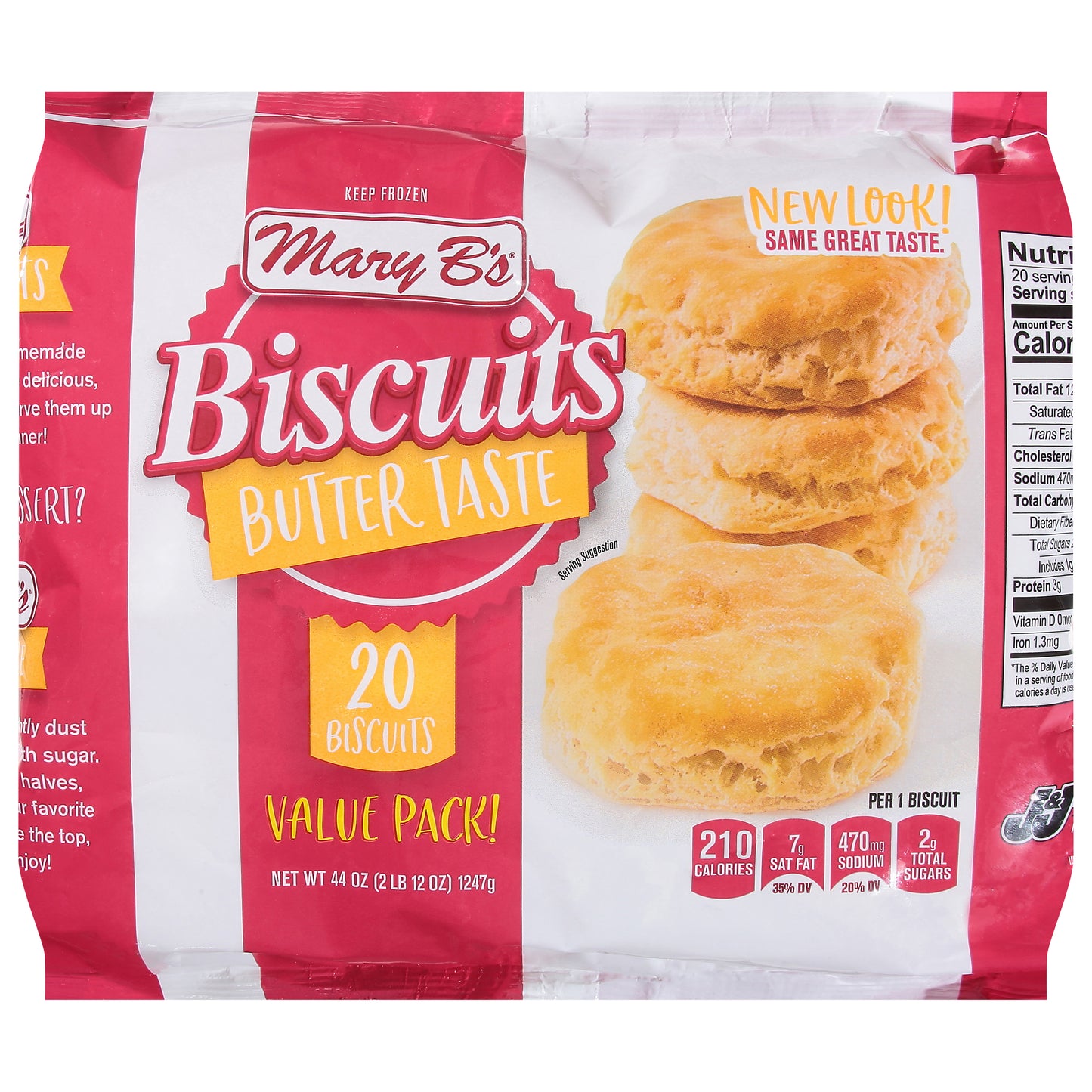Mary B's Butter Taste Biscuits 20 ea