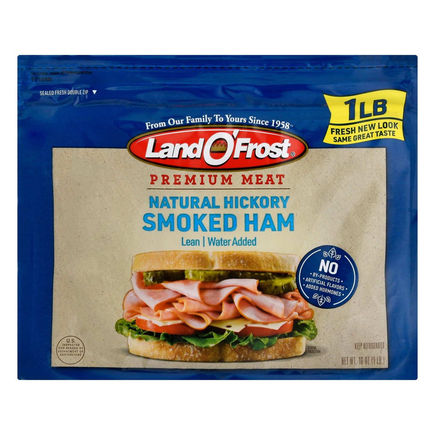 Land O Frost Premium Meat Smoked Natural Hickory Ham 16 oz