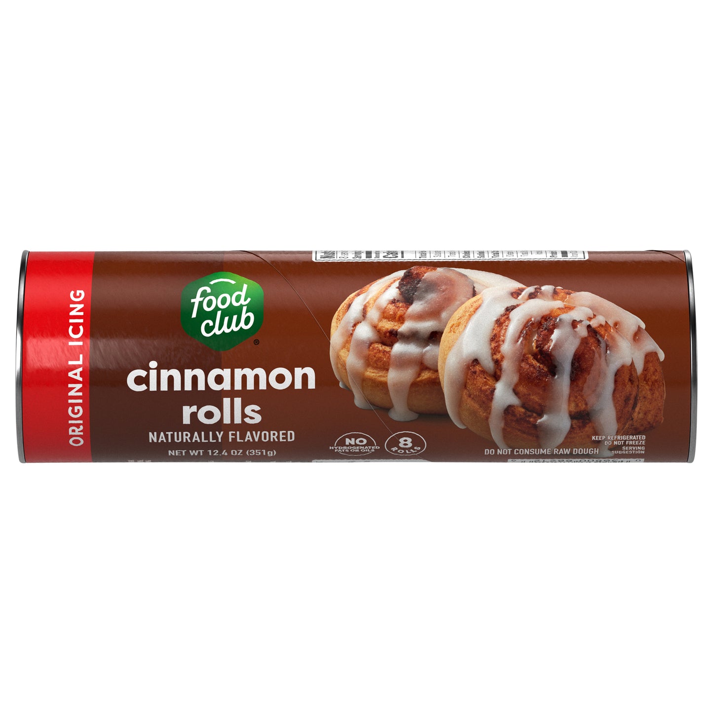 Food Club Original Icing Cinnamon Rolls 8 ea