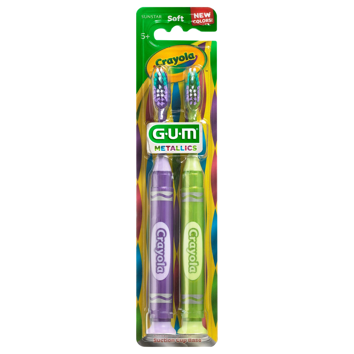 GUM Crayola Soft Toothbrushes 2 ea