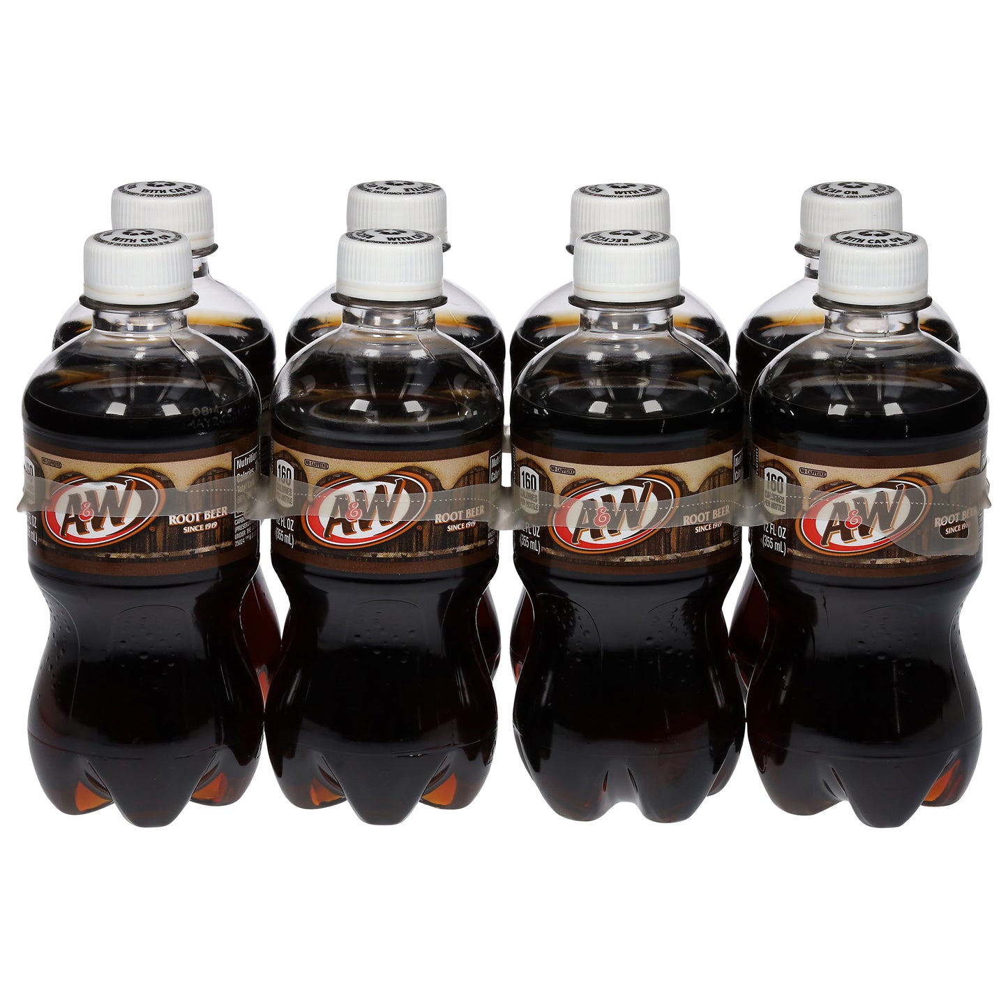 A&W Root Beer 8 - 12 fl oz Bottles