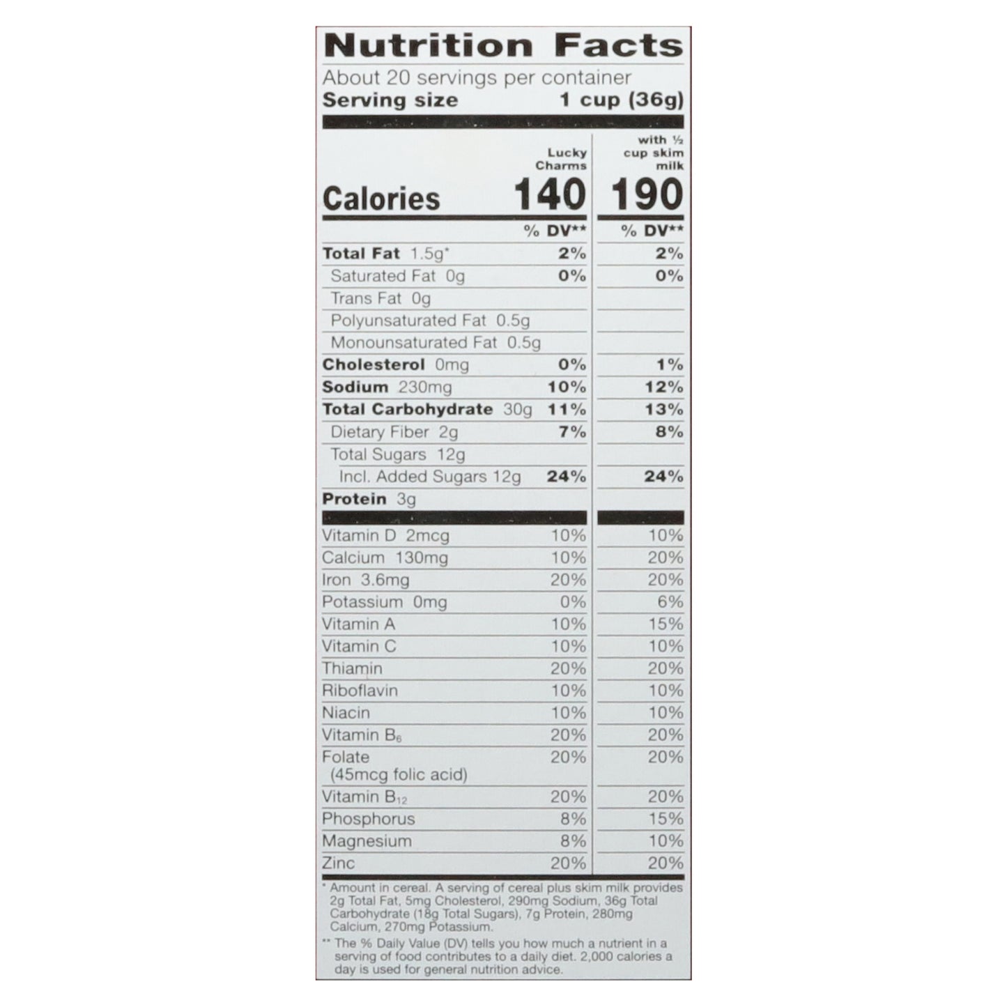 Lucky Charms Gluten Free Cereal with Marshmallows, 26.1 OZ Giant Size Box