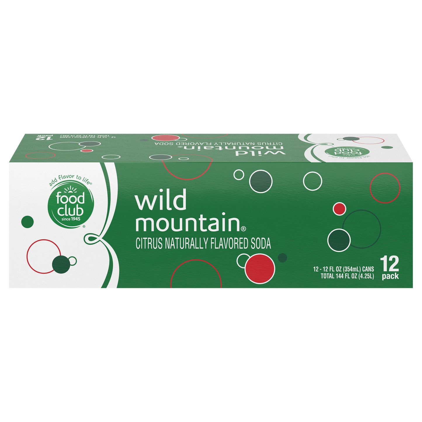 Food Club Wild Mountain Soda 12 Pack