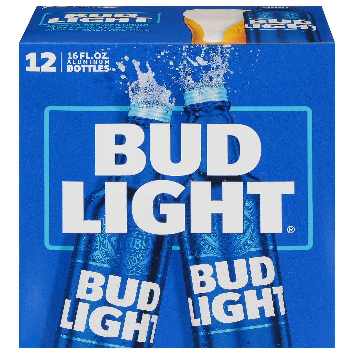 Bud Light Beer 12 - 16 fl oz Bottles