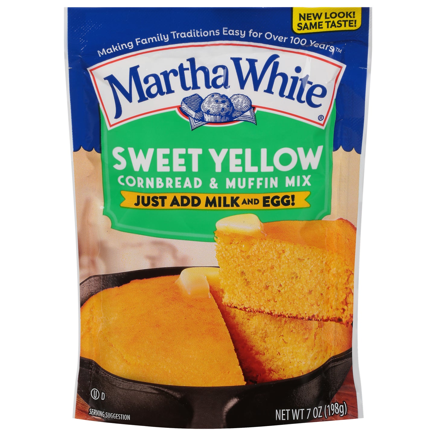 Martha White Sweet Yellow Corn Bread & Muffin Mix 7 oz