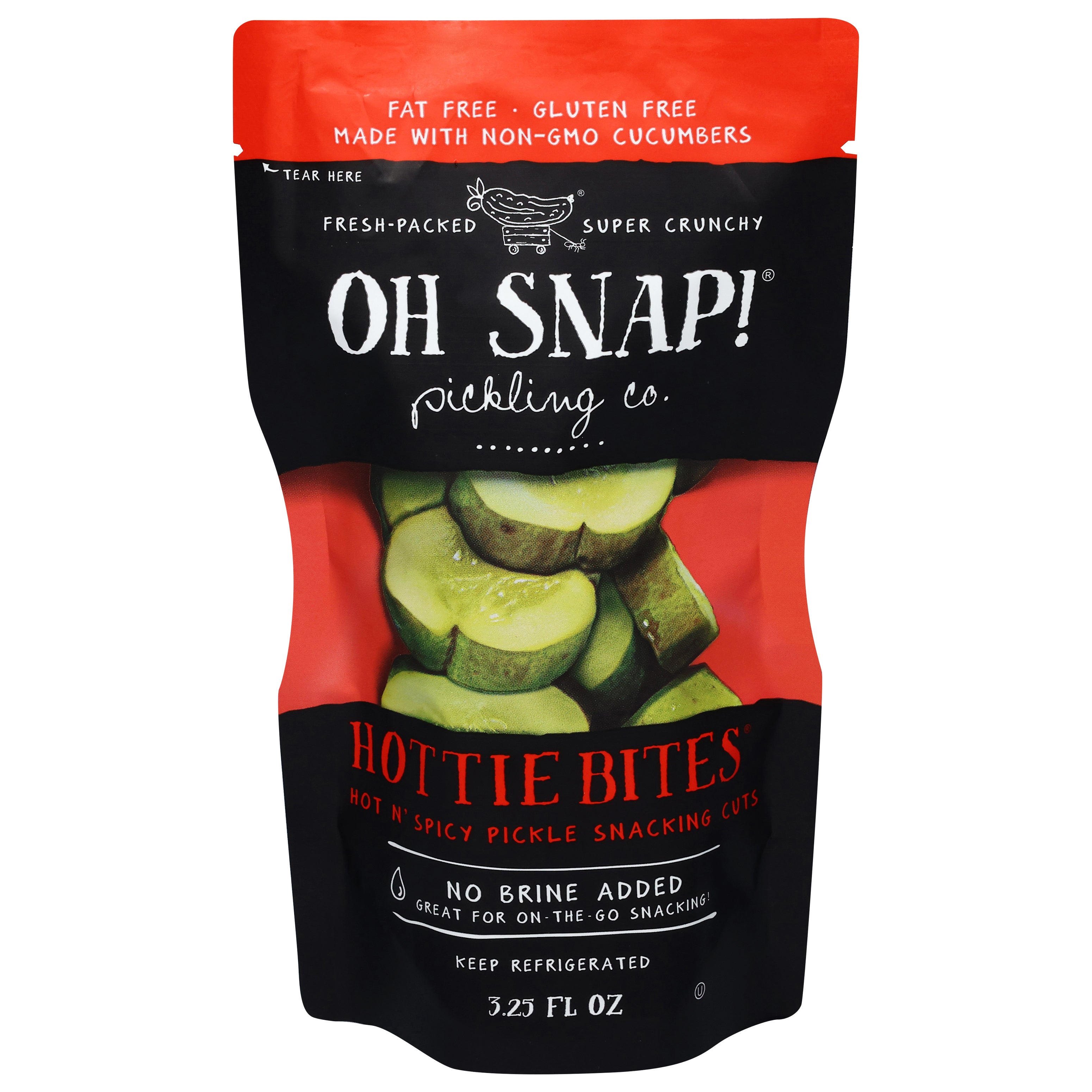 Oh Snap! Hottie Bites Pickles 3.25 fl oz – Champagne's Marche