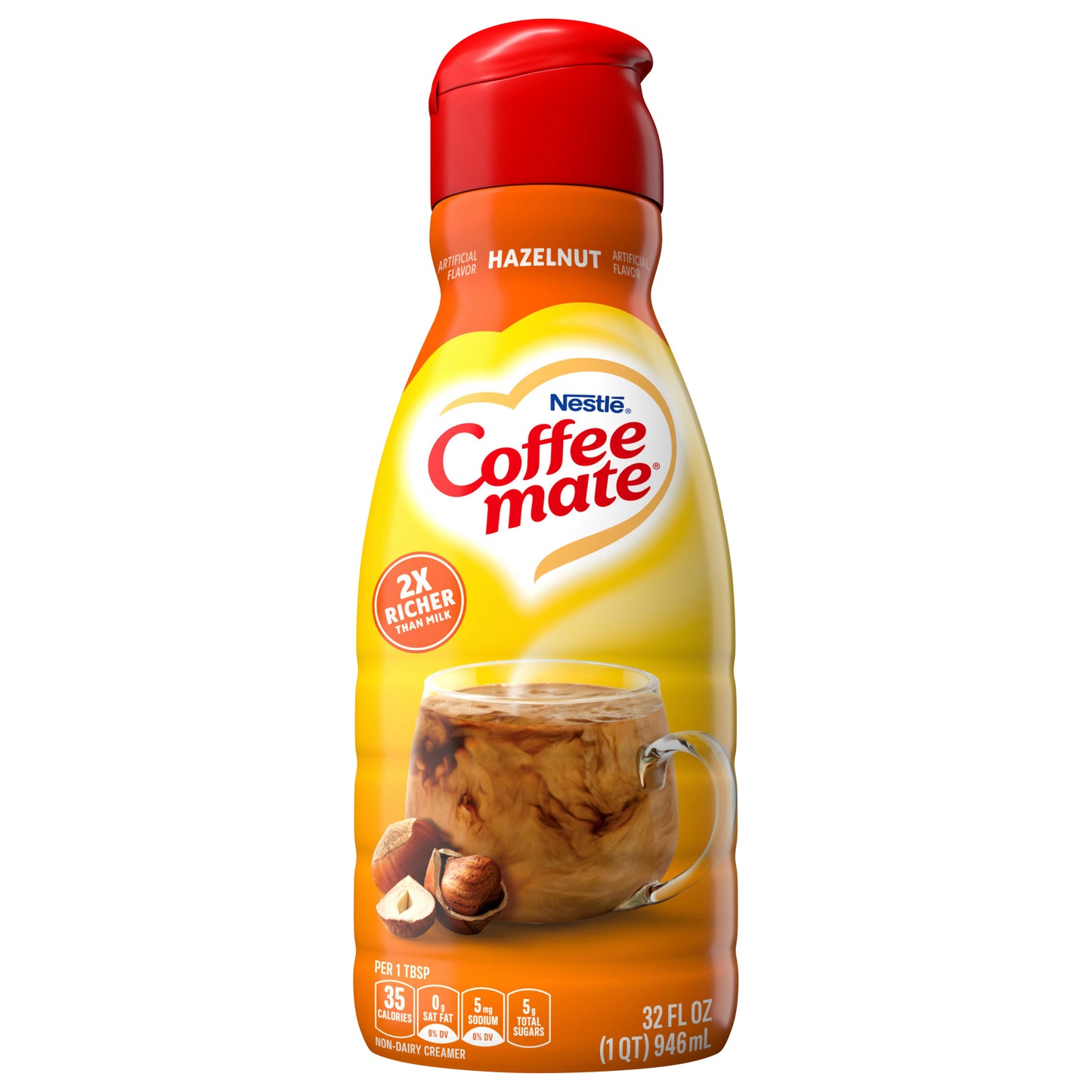 Nestle Hazelnut Liquid Coffee Creamer 32 fl oz.