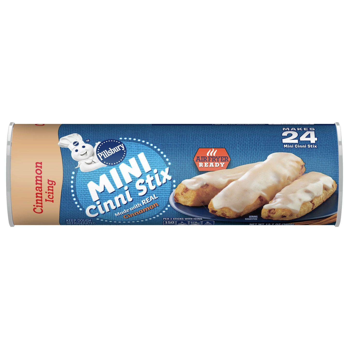Pillsbury Mini Cinni Sticks With Icing, 12.7 oz, 24 ct