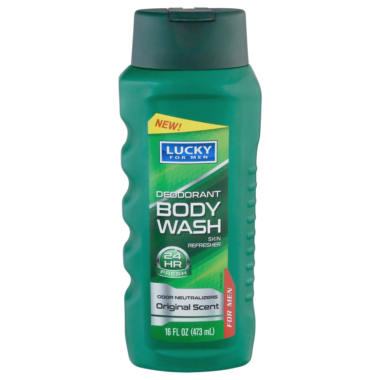 Lucky For Men 24 hr Fresh Deodorant Original Scent Body Wash 16 fl oz