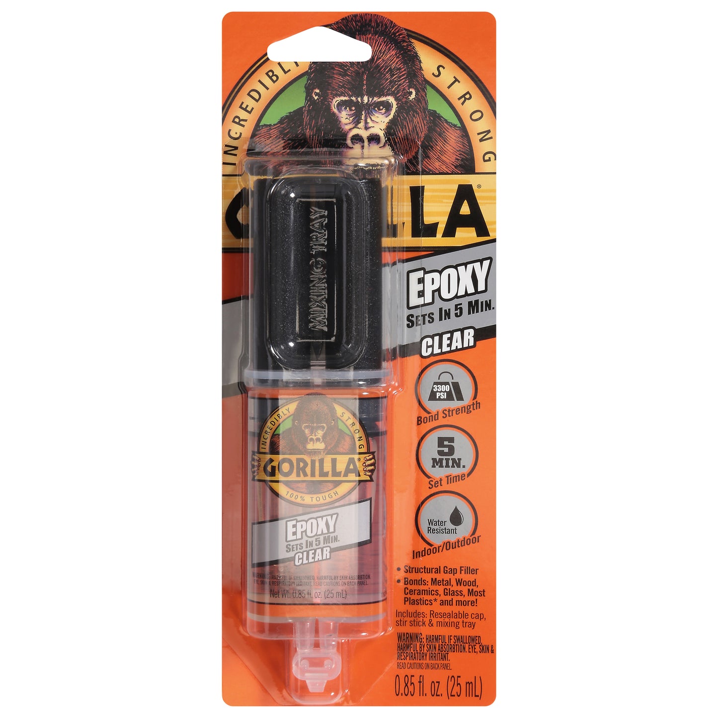 Gorilla Clear Epoxy 0.85 fl oz