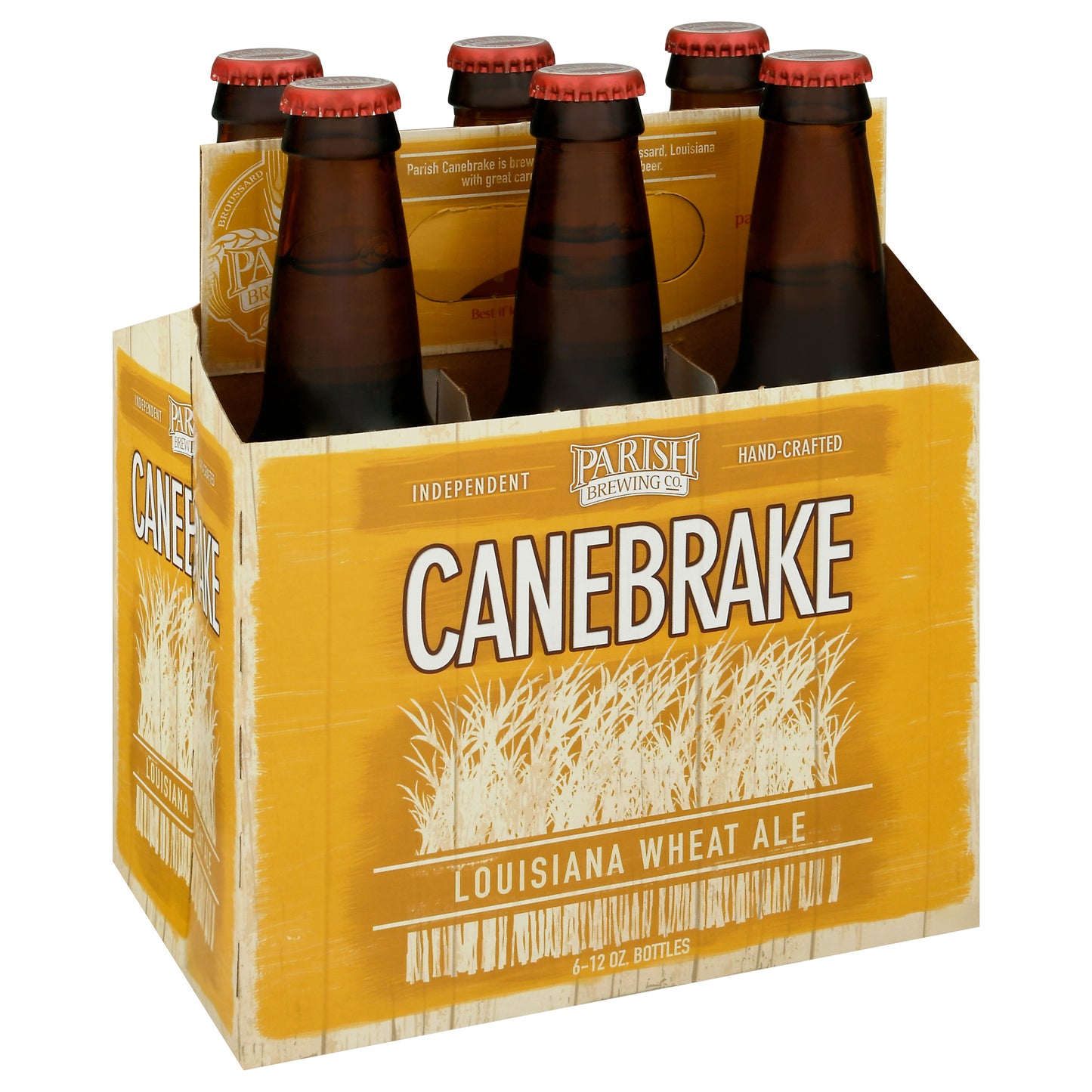 Parish Brewing Canebrake Louisiana Wheat Ale Beer 6 -12 oz Bottles