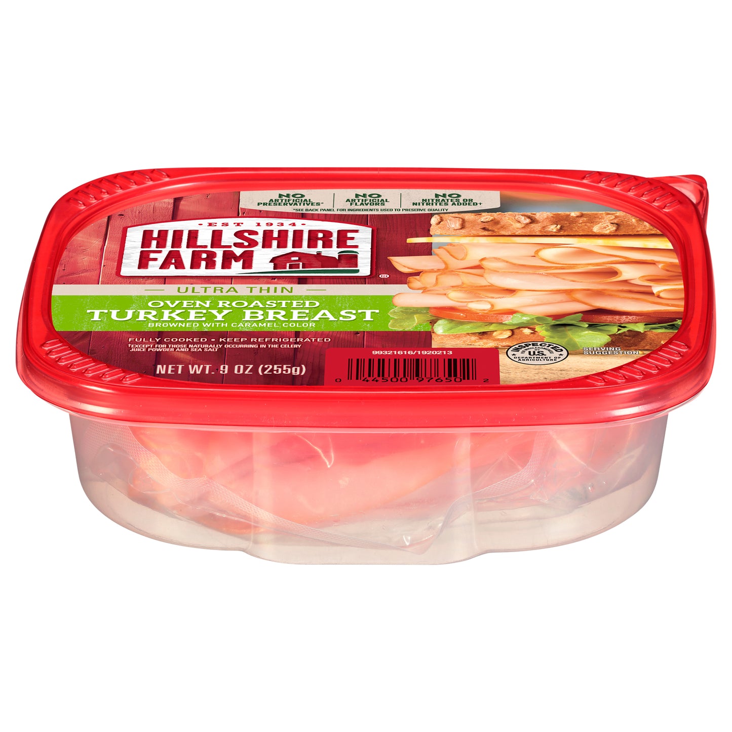 Hillshire Farm® Ultra Thin Sliced Deli Lunch Meat, Oven Roasted Turkey Breast, 9 oz