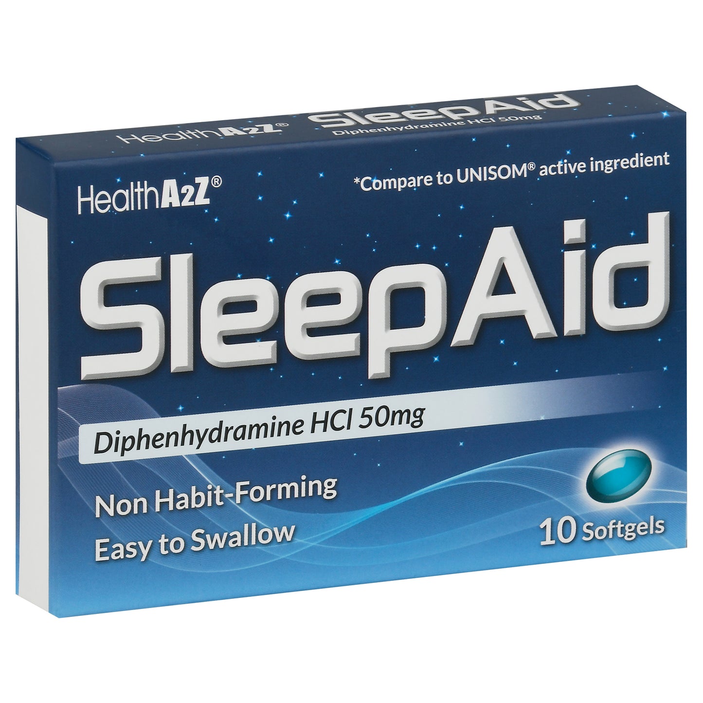 HealthA2Z Softgels 50 mg Sleep Aid 10 Softgels