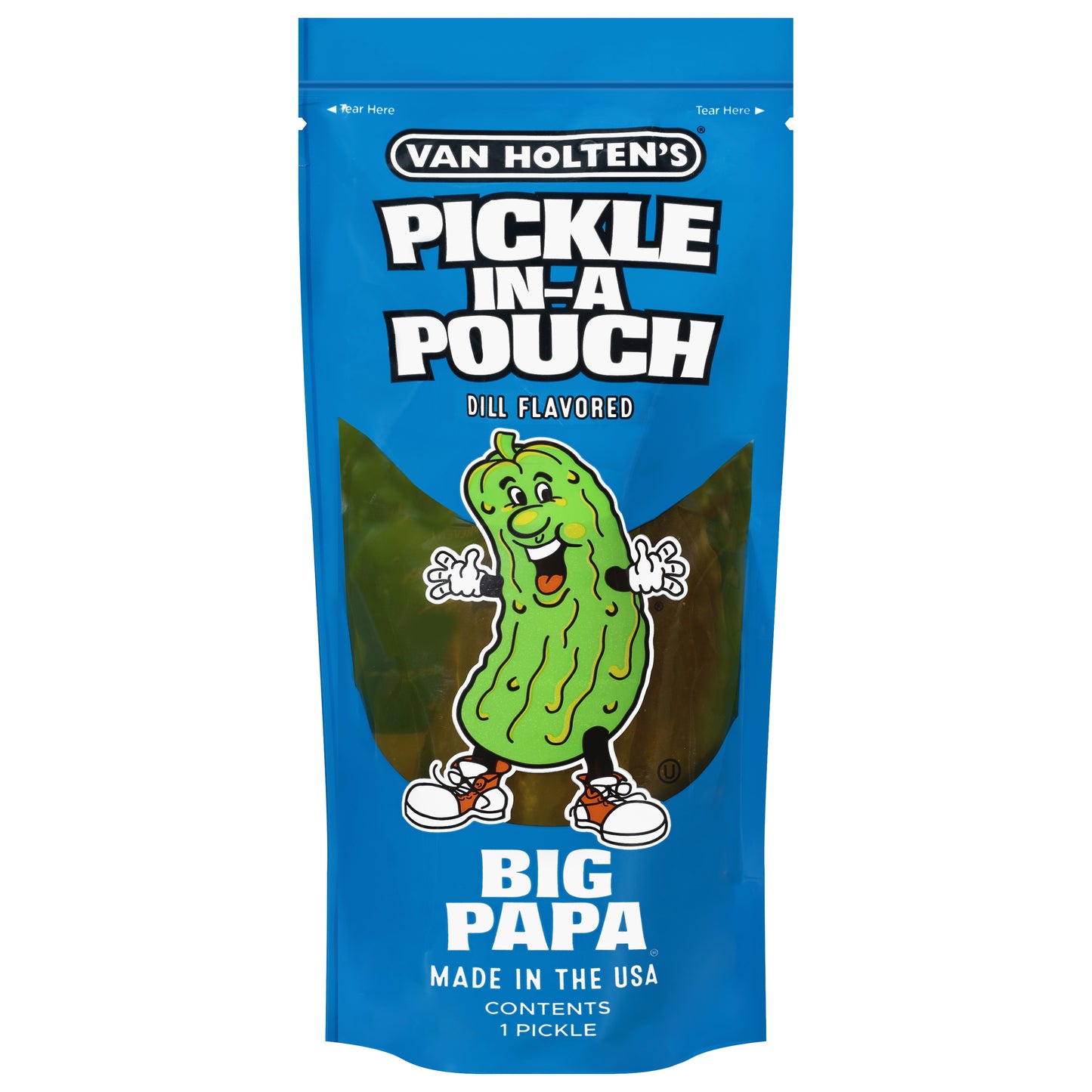 Van Holten's Big Papa Dill Flavored Pickle-in-a-Pouch 1 ea