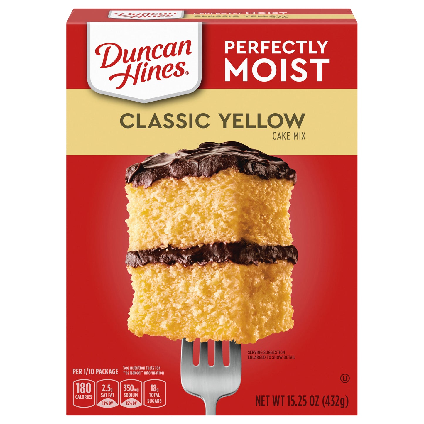 Duncan Hines Perfectly Moist Classic Yellow Cake Mix, 15.25 OZ