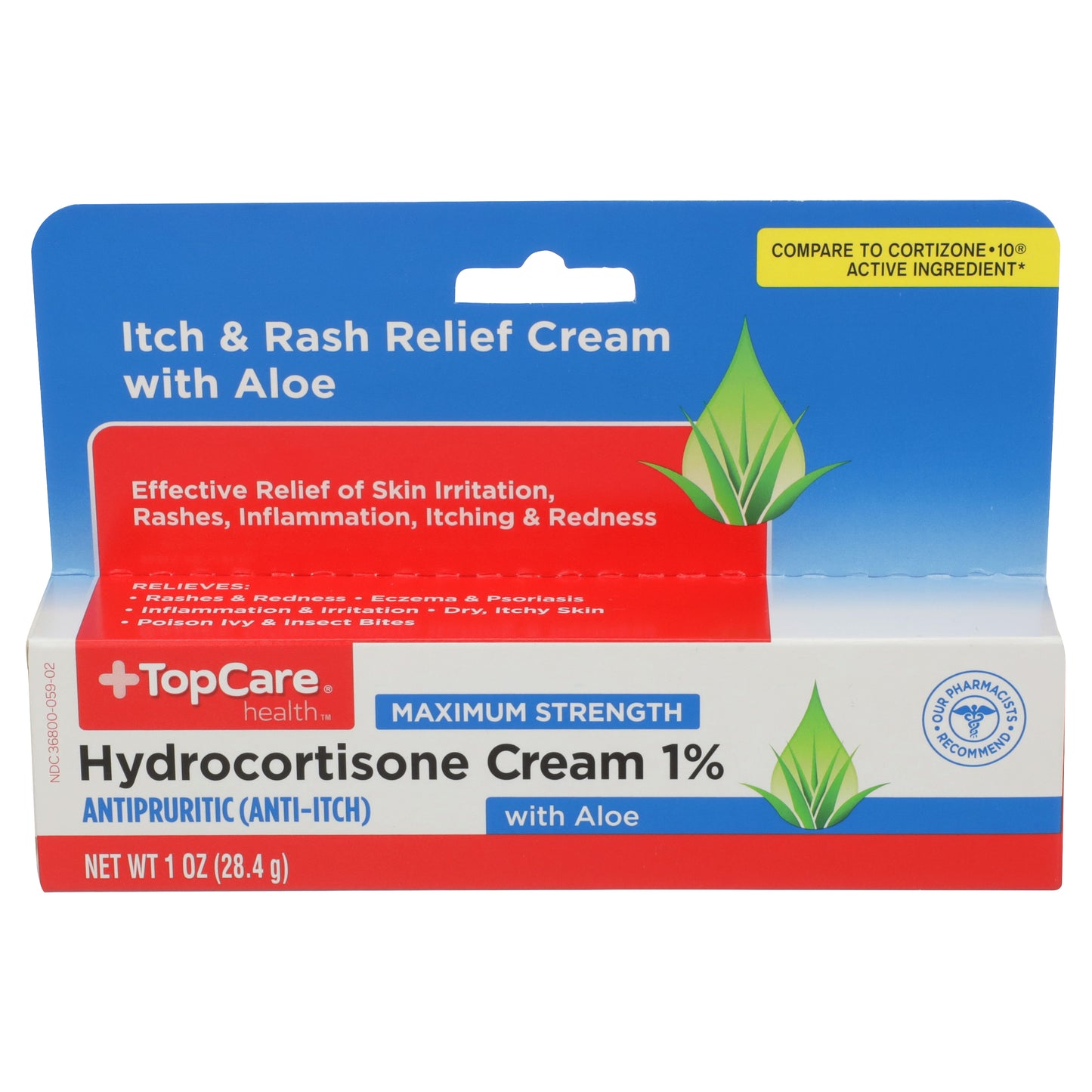 TopCare TOPCARE HYDRCRTSN CRM/ALOE 1 OZ