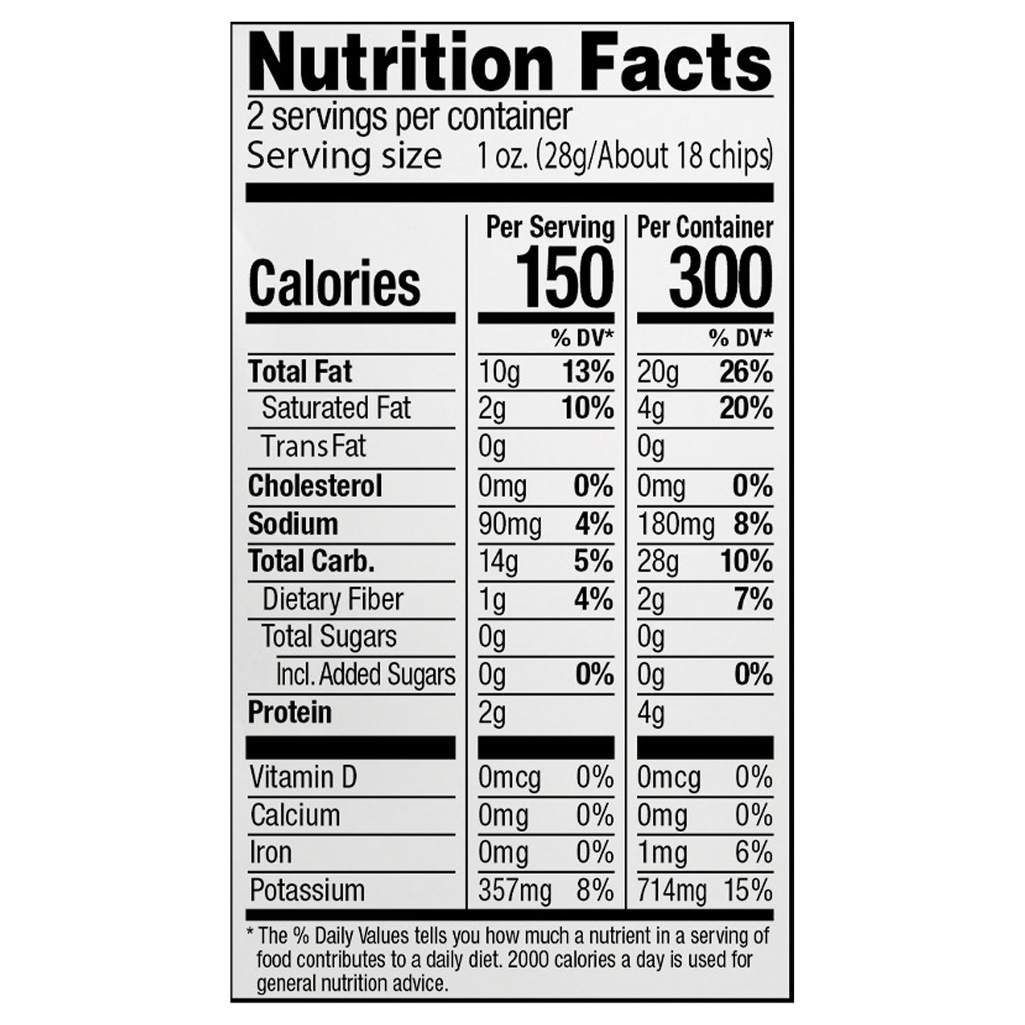 DR Original Salted Kettle Chips 2oz
