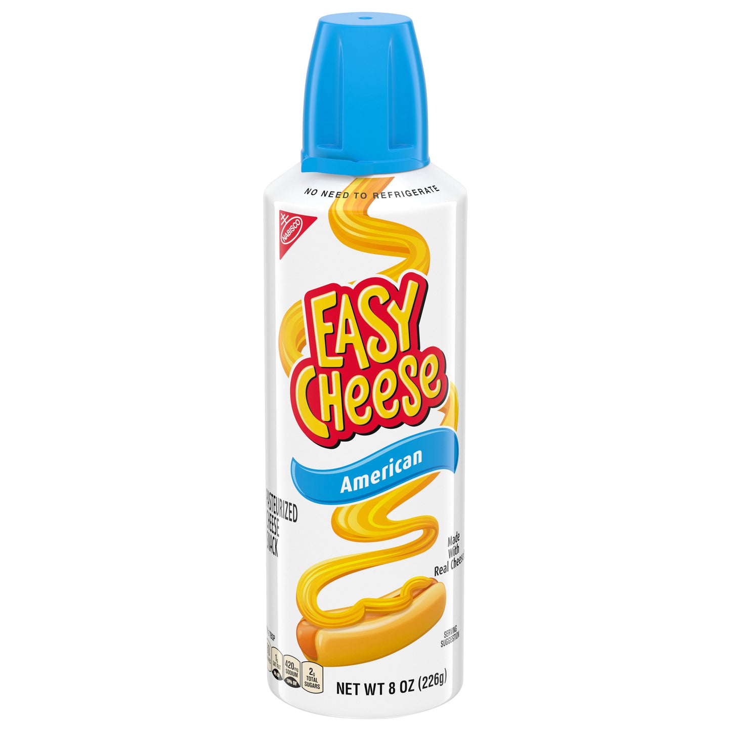 Easy Cheese American Cheese Snack, 8 oz